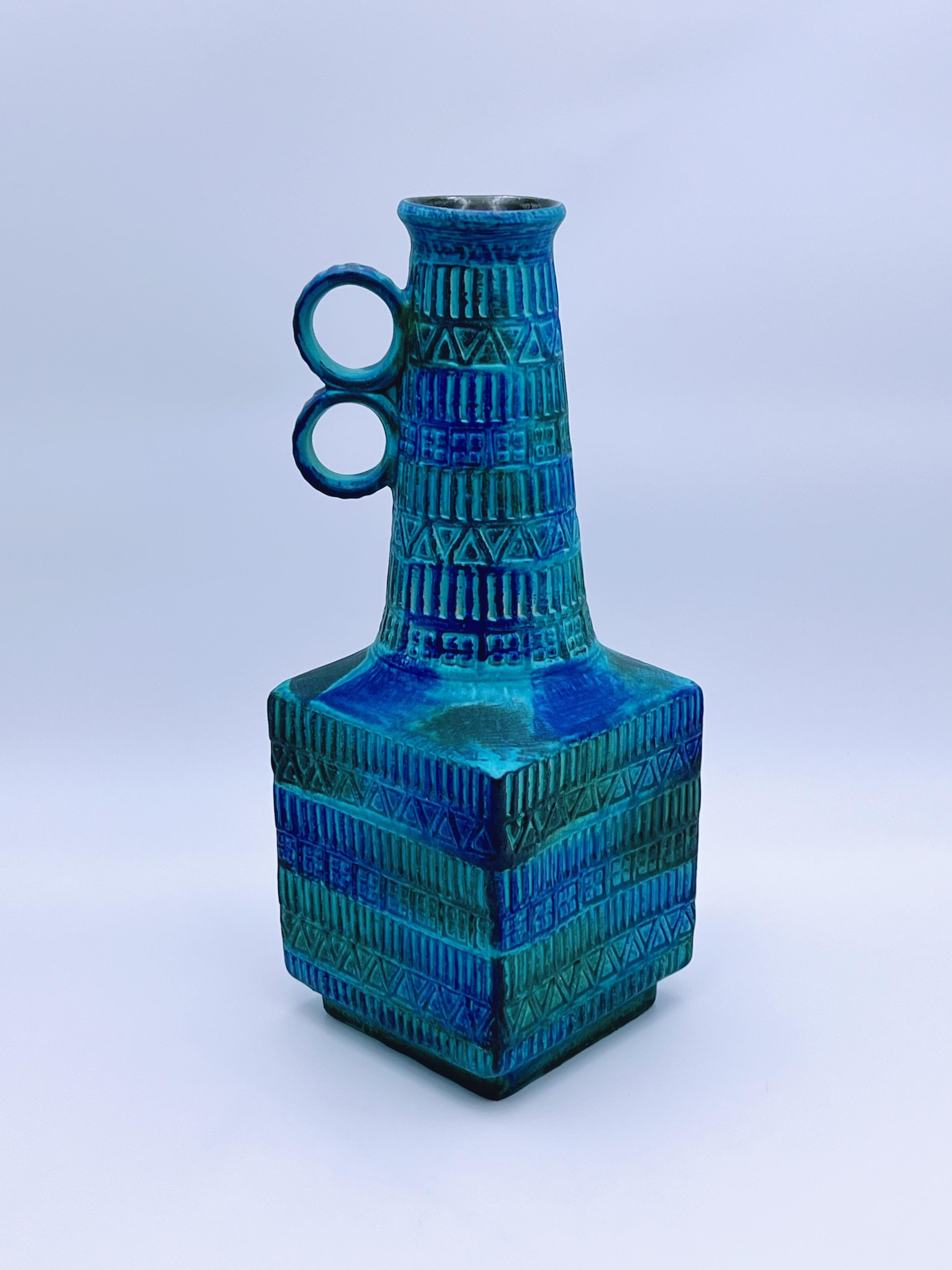 1960er Jahre Große Bodo Mans BAY Keramikvase aus der Jahrhundertmitte, W-Deutschland (20. Jahrhundert) im Angebot