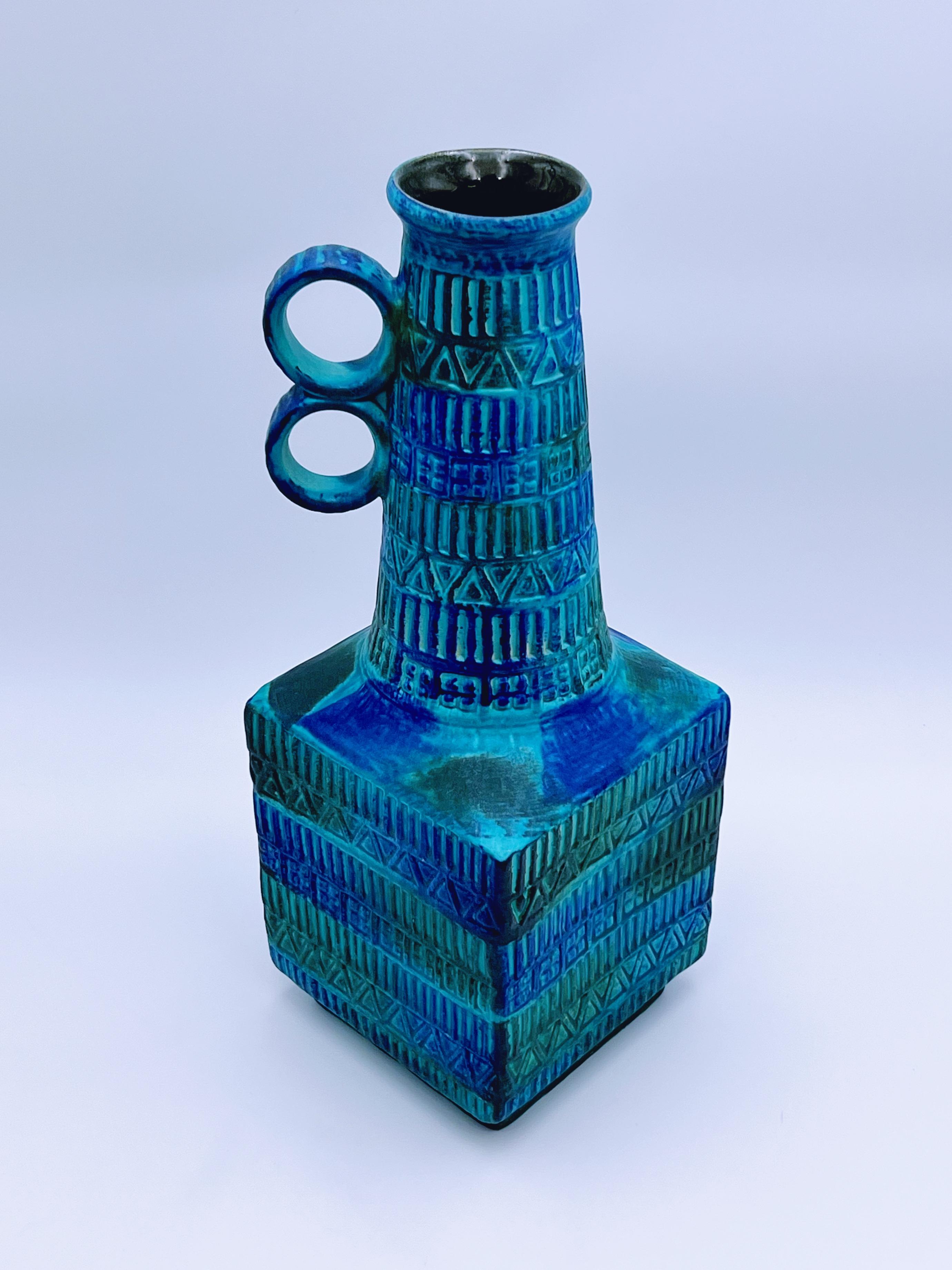1960er Jahre Große Bodo Mans BAY Keramikvase aus der Jahrhundertmitte, W-Deutschland im Angebot 1