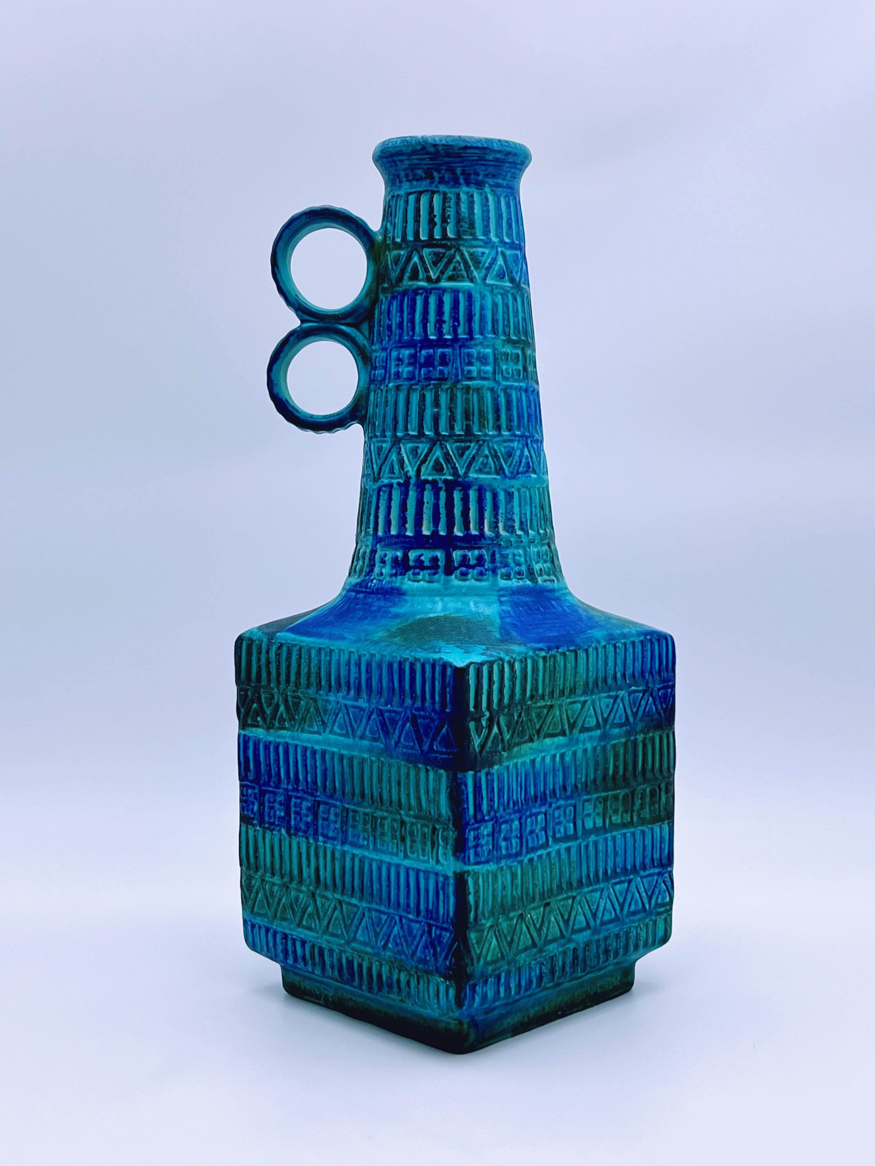 1960er Jahre Große Bodo Mans BAY Keramikvase aus der Jahrhundertmitte, W-Deutschland im Angebot 2