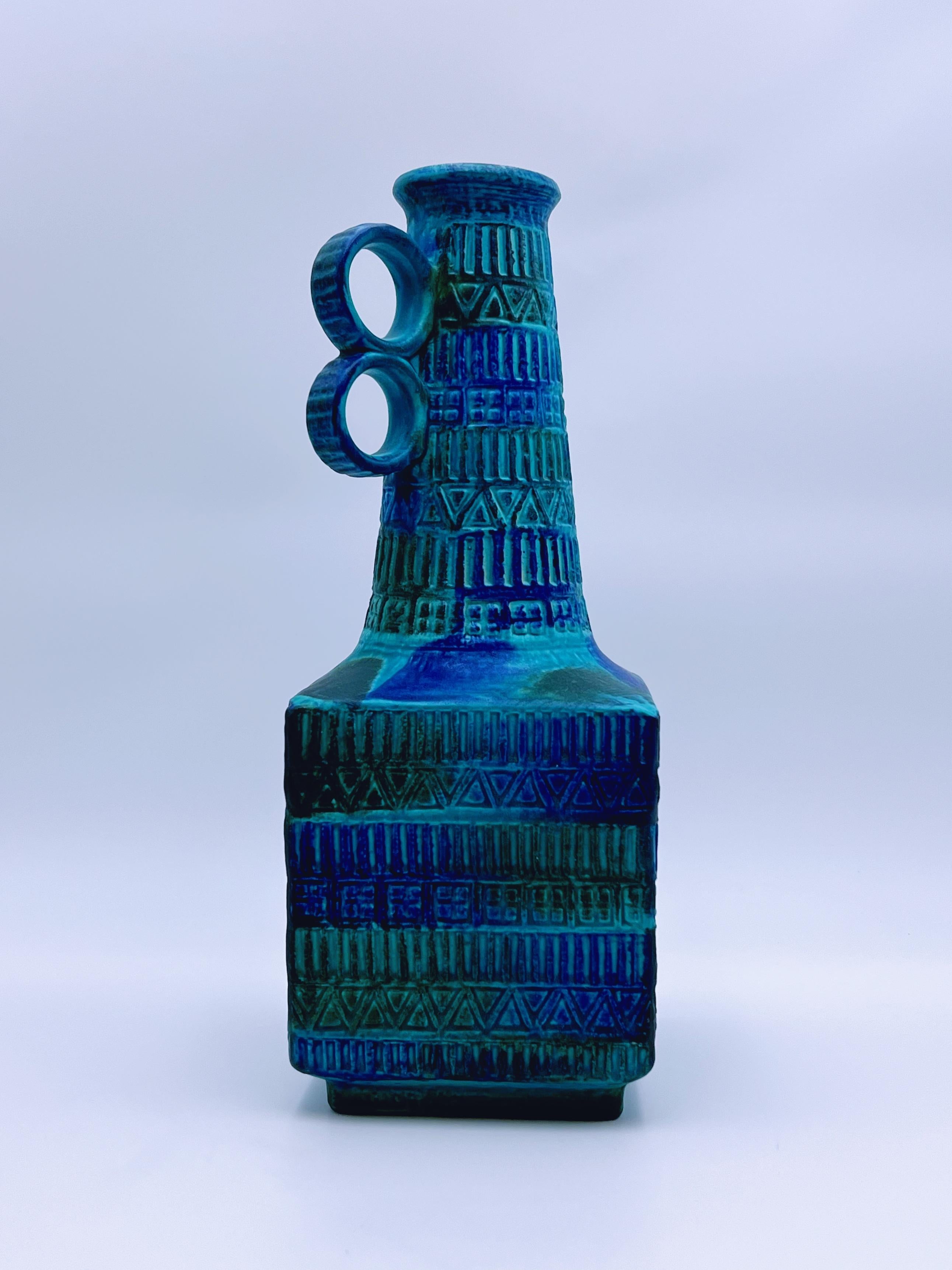 1960er Jahre Große Bodo Mans BAY Keramikvase aus der Jahrhundertmitte, W-Deutschland im Angebot 3