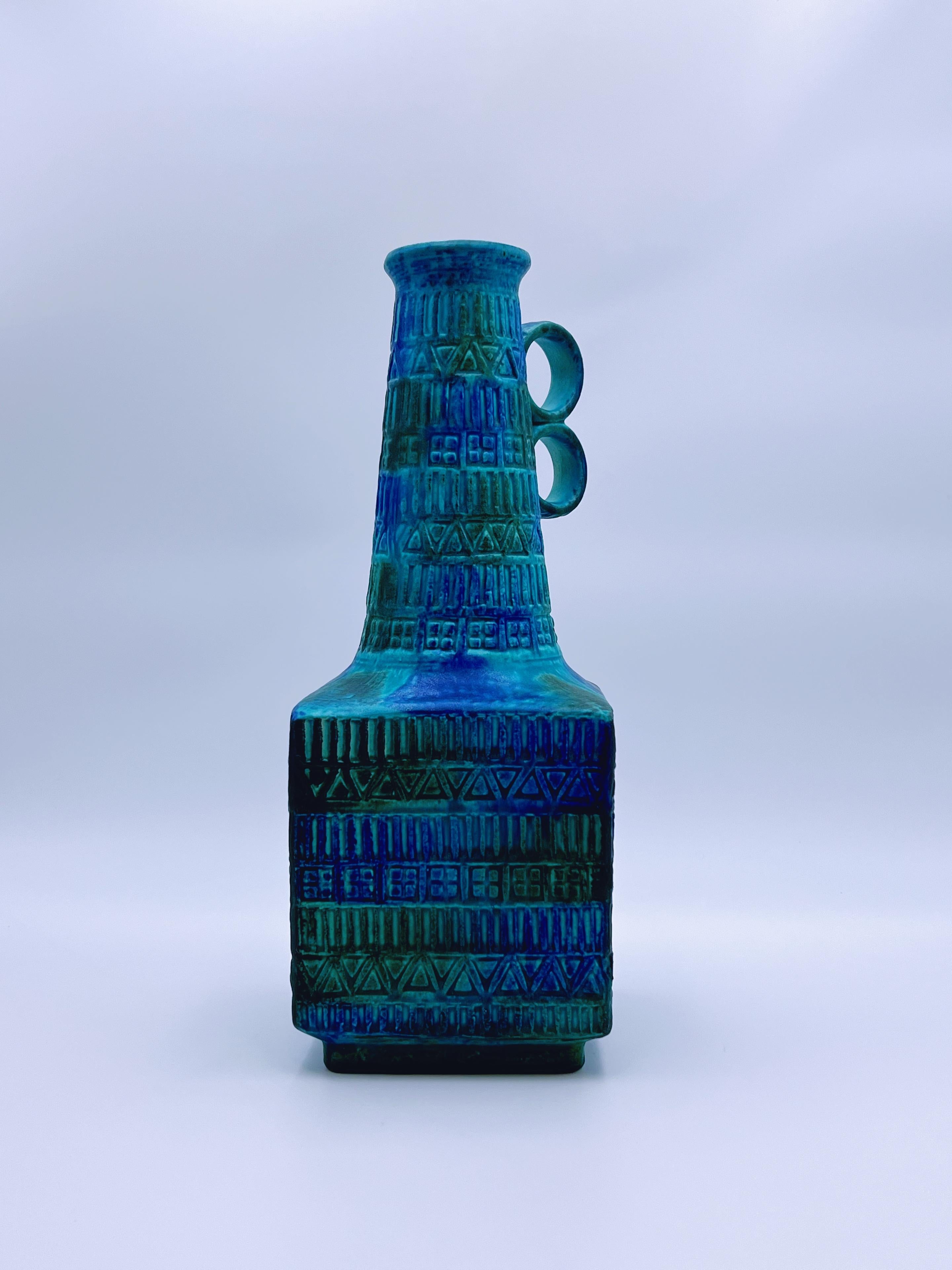 1960er Jahre Große Bodo Mans BAY Keramikvase aus der Jahrhundertmitte, W-Deutschland im Angebot 4
