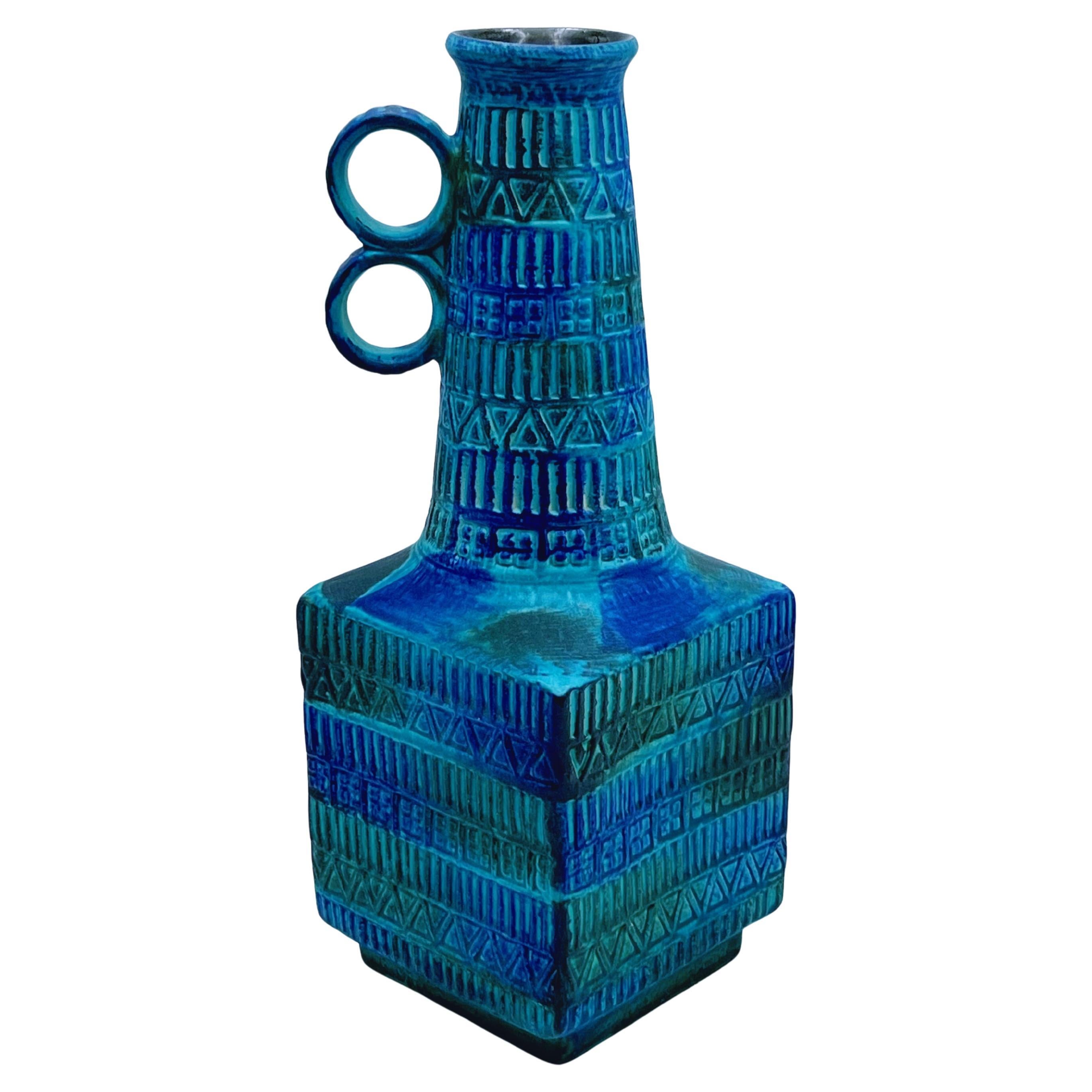 1960s Large Bodo Mans Mid-Century Modern BAY Ceramic Vase, W-Germany