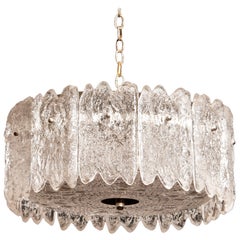 1960s, Large Crystal Pendant by Carl Fagerlund for Orrefors