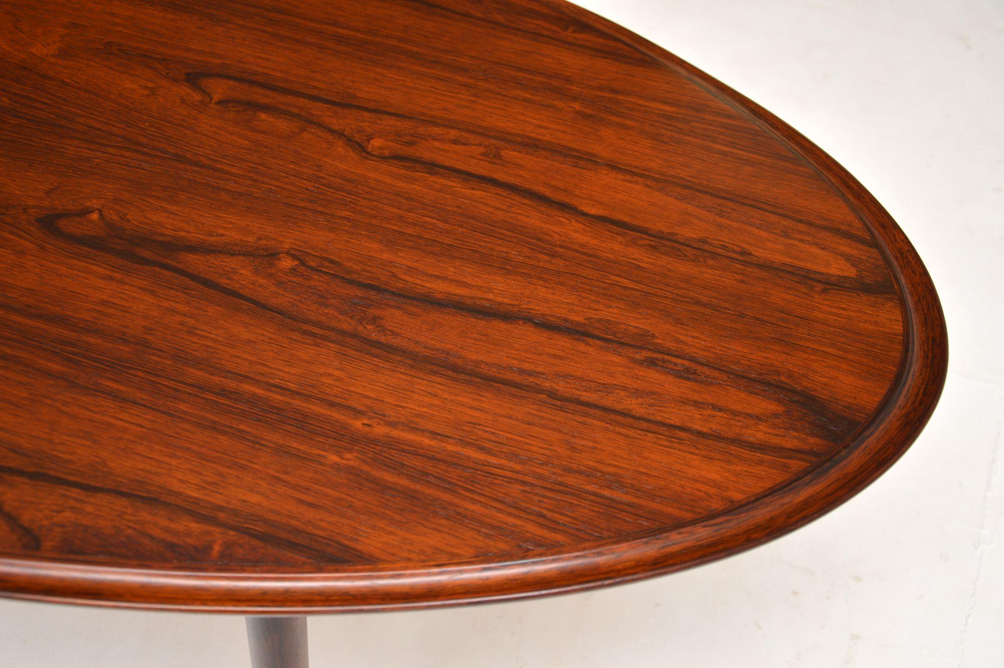 1960's Large Danish Coffee Table For Sale 3