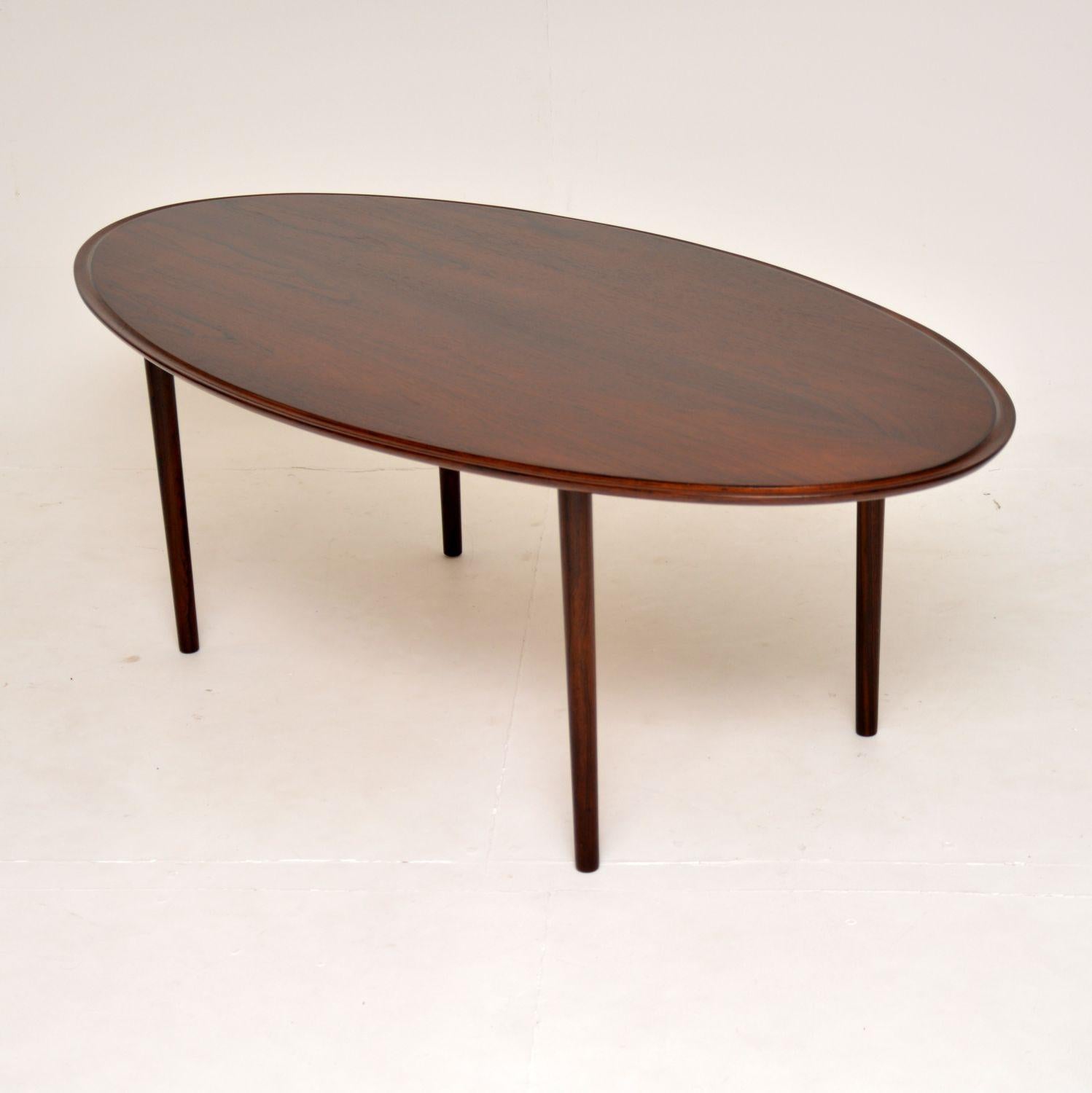 1960's Large Danish Coffee Table For Sale 4