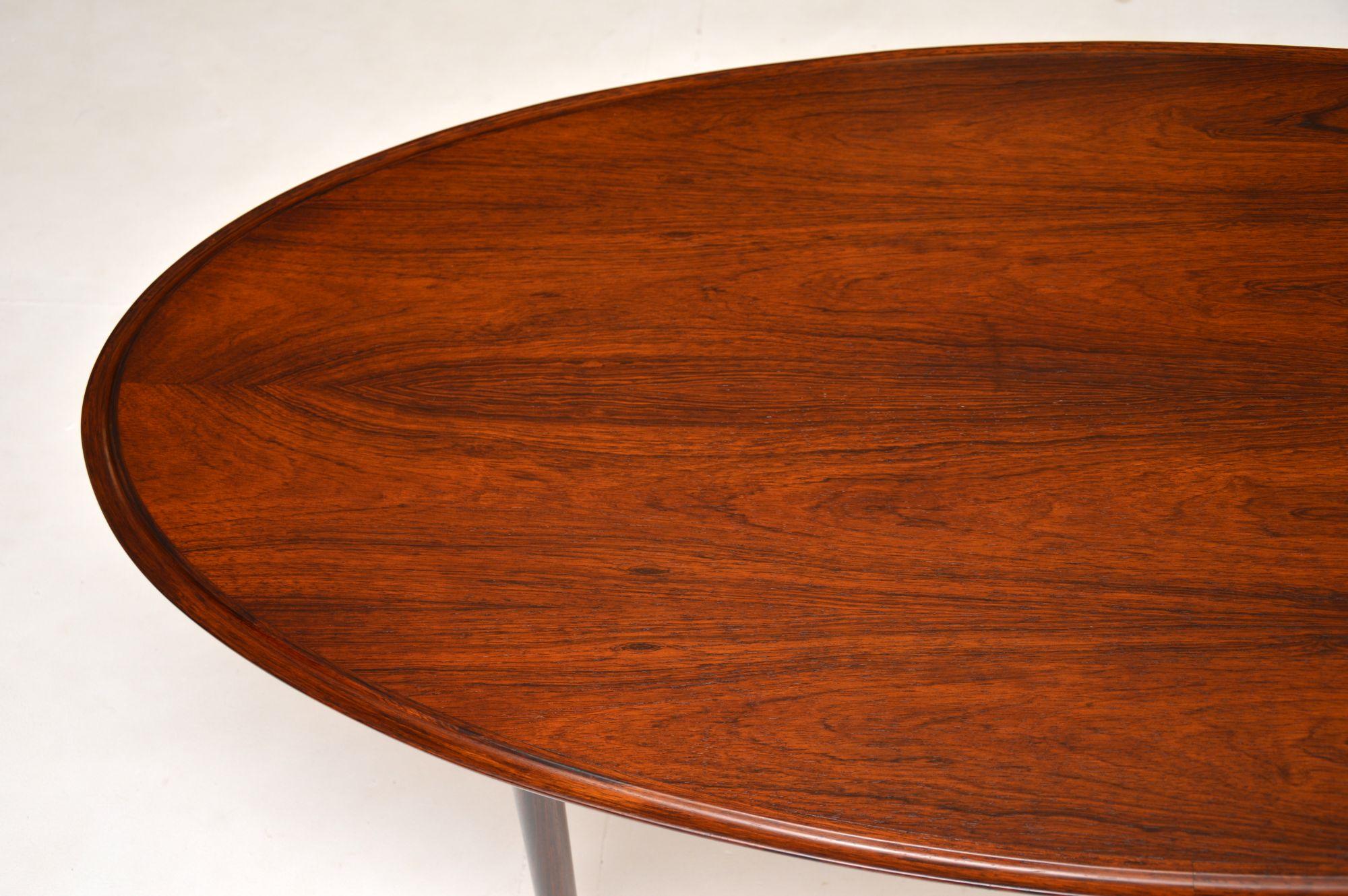 20th Century 1960's Large Danish Coffee Table For Sale