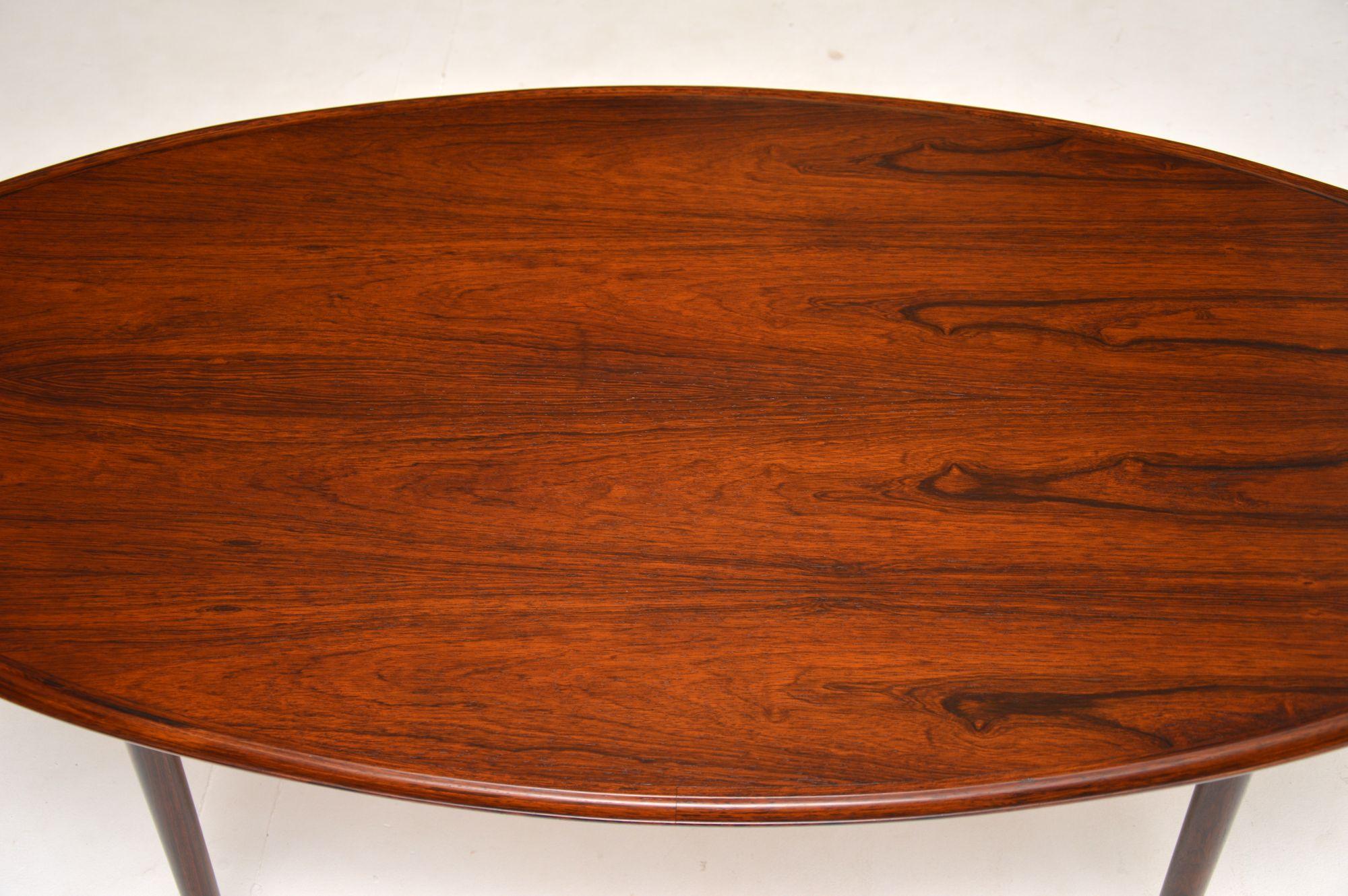 Wood 1960's Large Danish Coffee Table For Sale