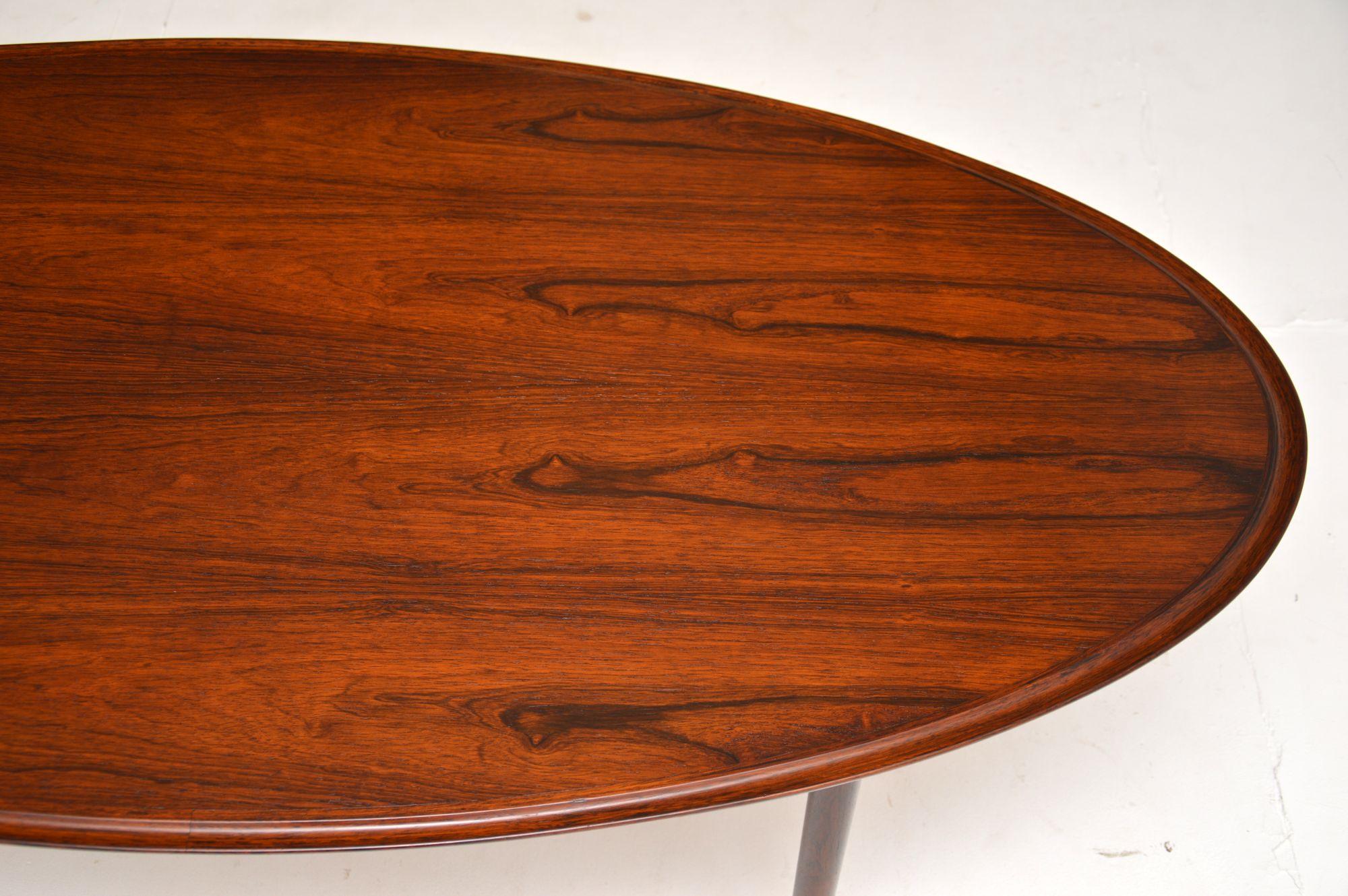 1960's Large Danish Coffee Table For Sale 1
