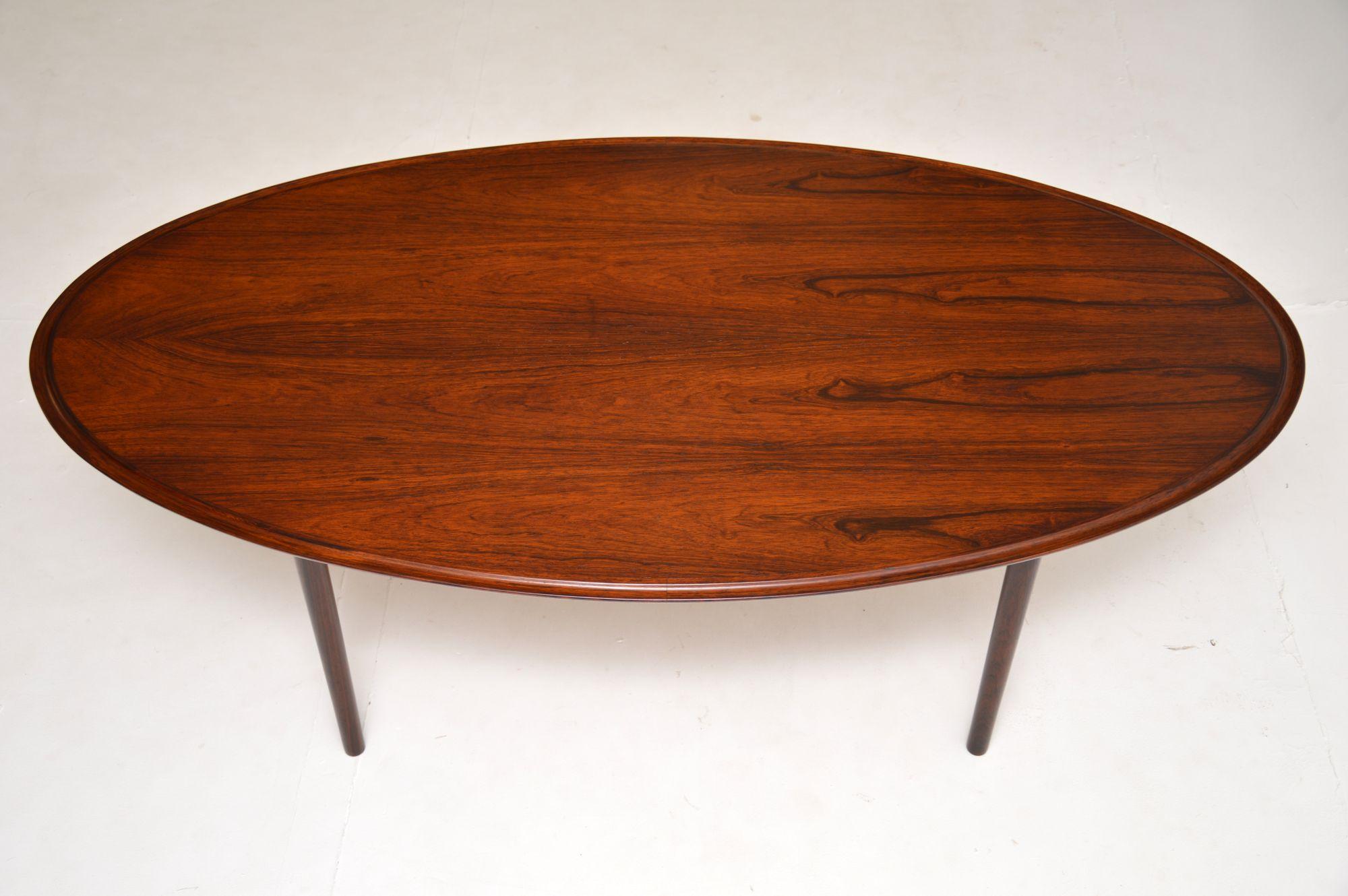 1960's Large Danish Coffee Table For Sale 2