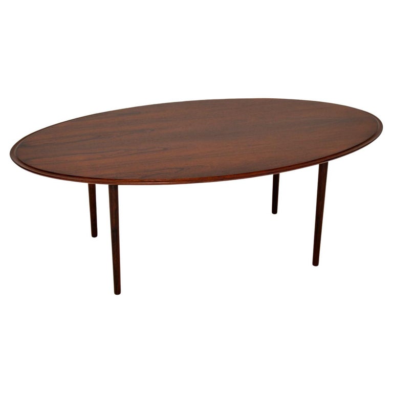1960's Large Danish Coffee Table For Sale at 1stDibs