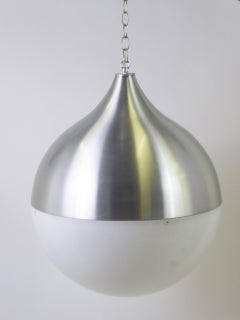 1960s Large Danish Hershey's Kiss Top Globe Pendant