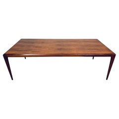 1960s Large Danish Rosewood Johannes Andersen for CFC Silkeborg Coffee Table