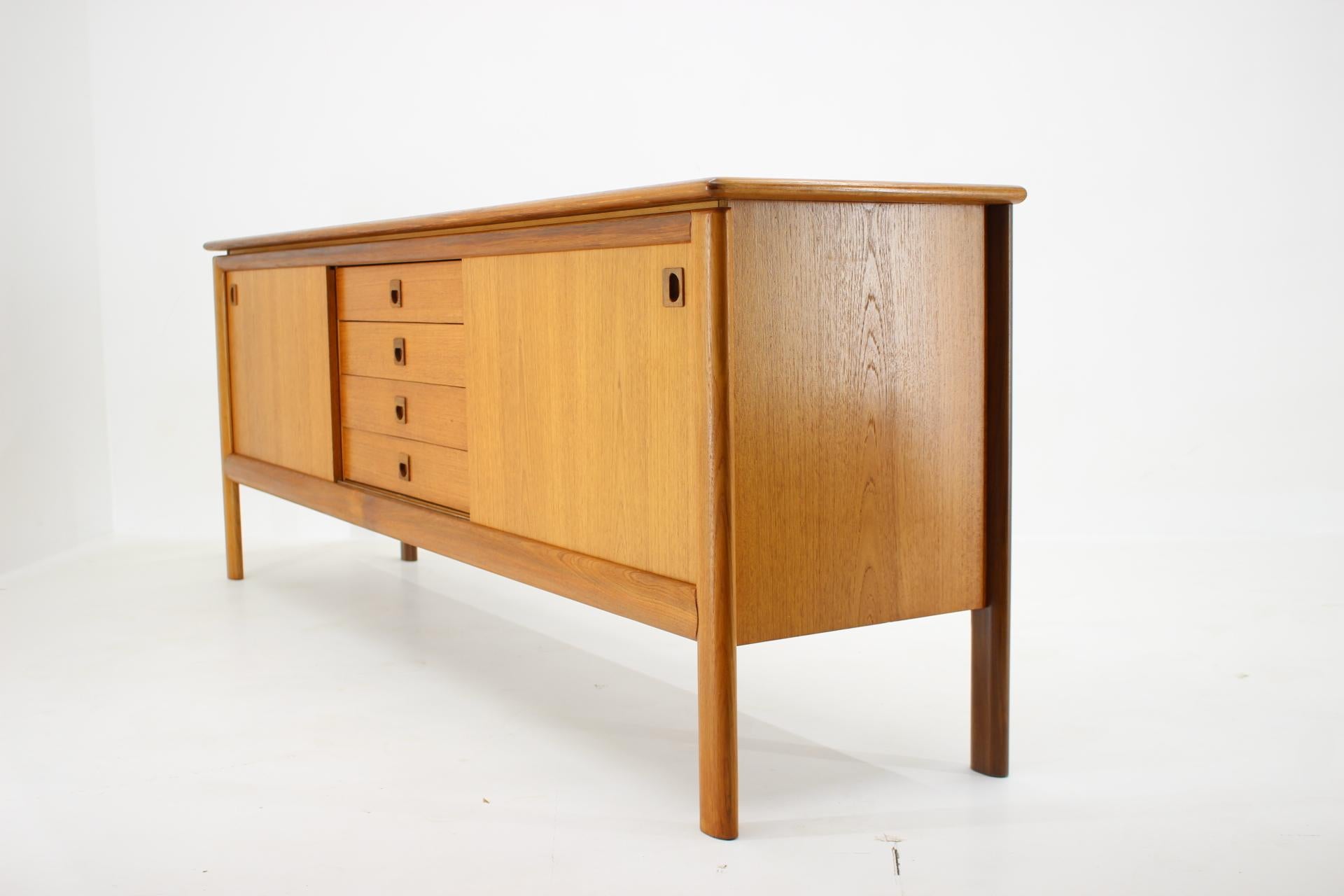 Mid-20th Century 1960s Large Danish Teak Sideboard