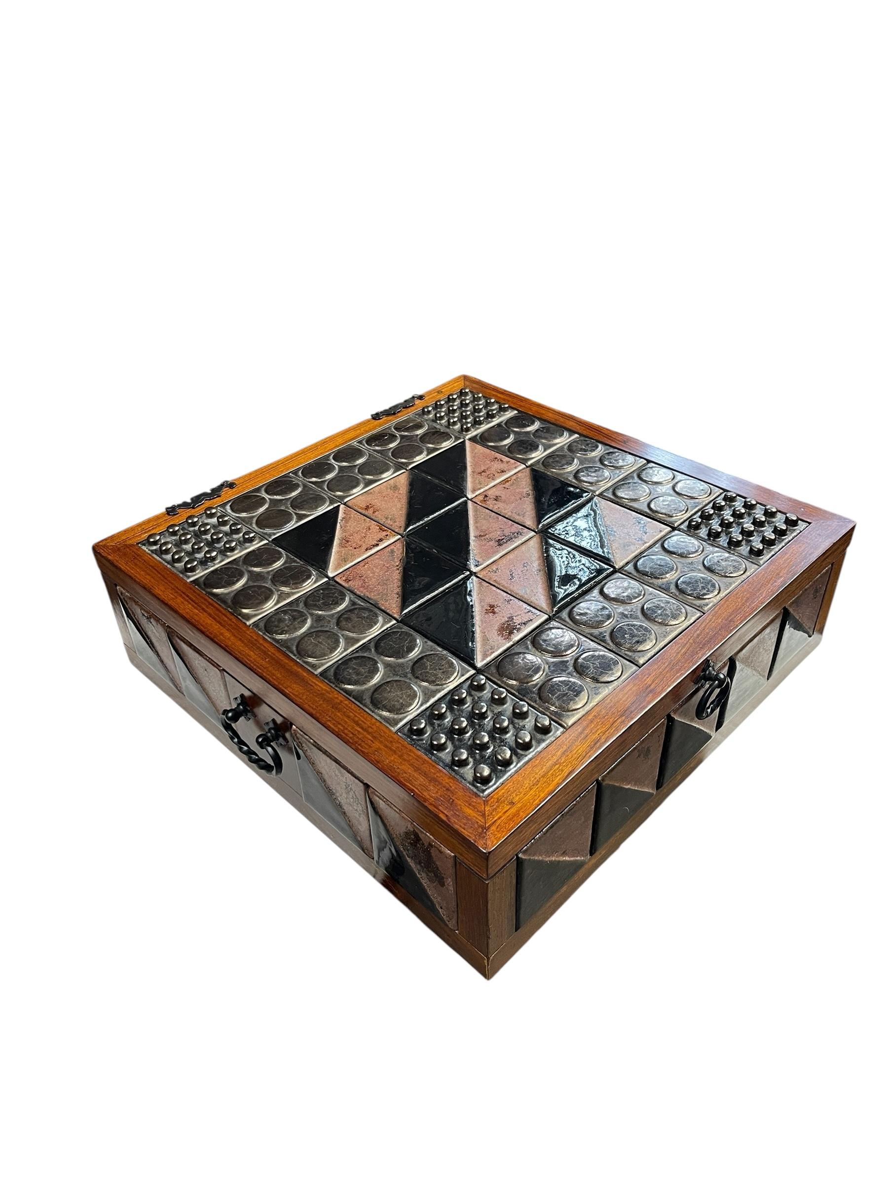 Mid-20th Century 1960's Large decorative box For Sale