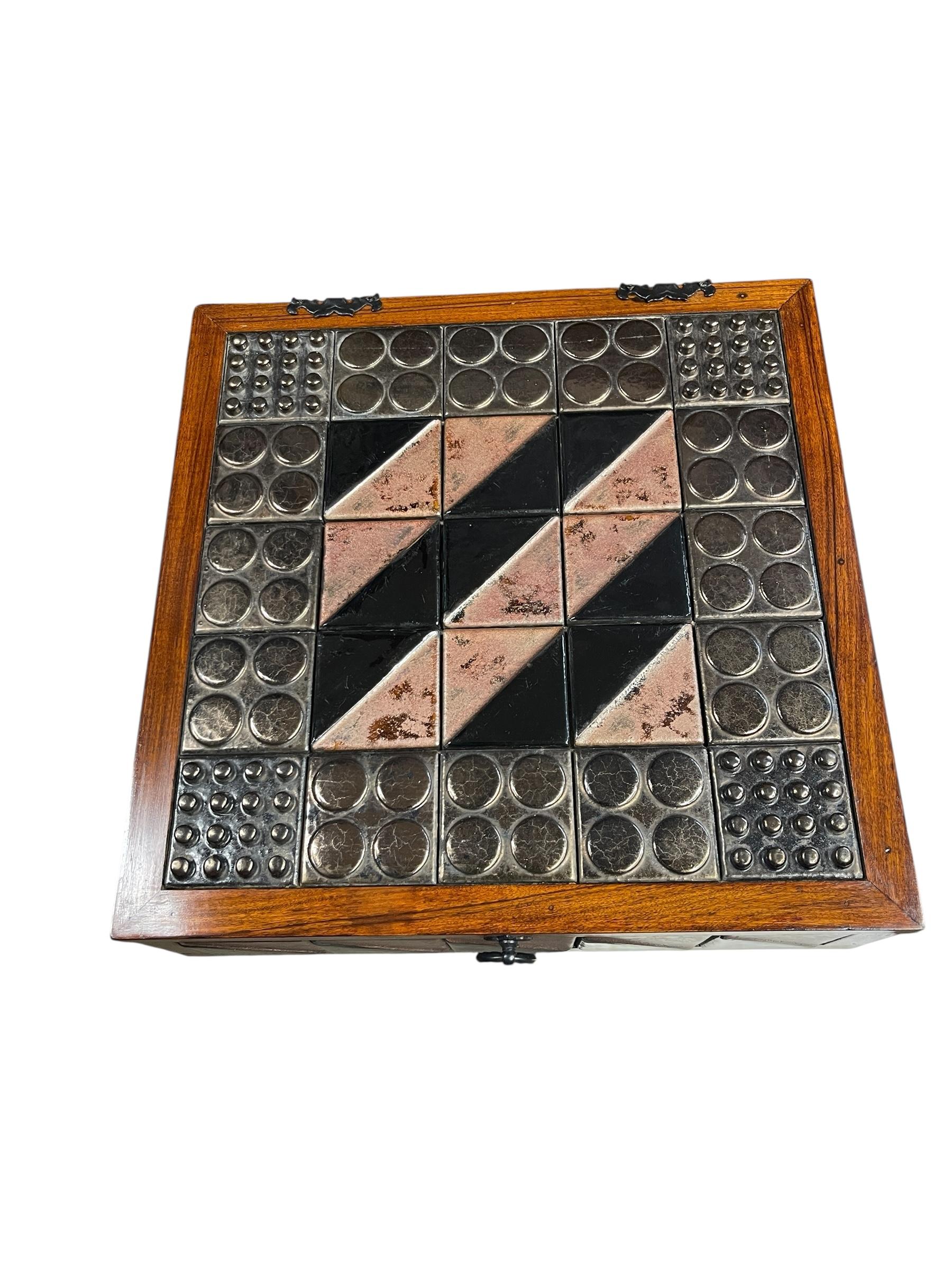 Ceramic 1960's Large decorative box For Sale