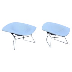 1960's Large Diamond Chairs by Harry Bertoia, PAIR