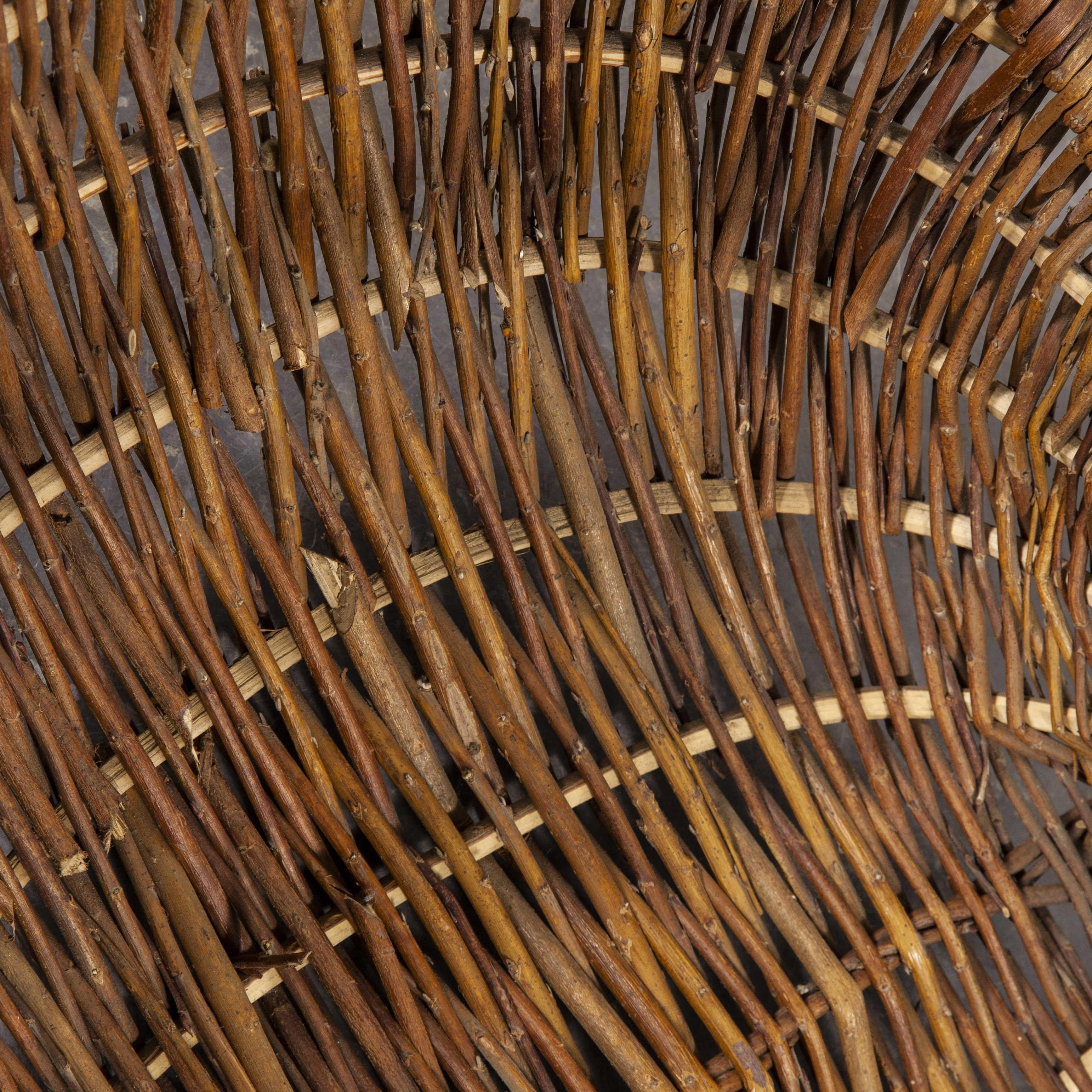 1960s Large French Flower Pickers Basket In Good Condition In Hook, Hampshire