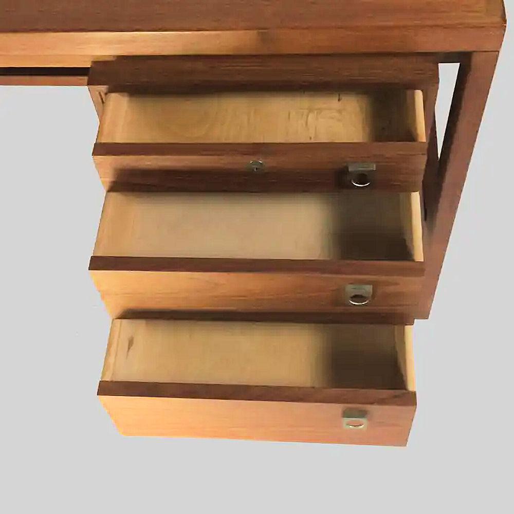 1960s Large Fully Restored Arne Vodder Executive Desk in Teak by Sibast For Sale 2