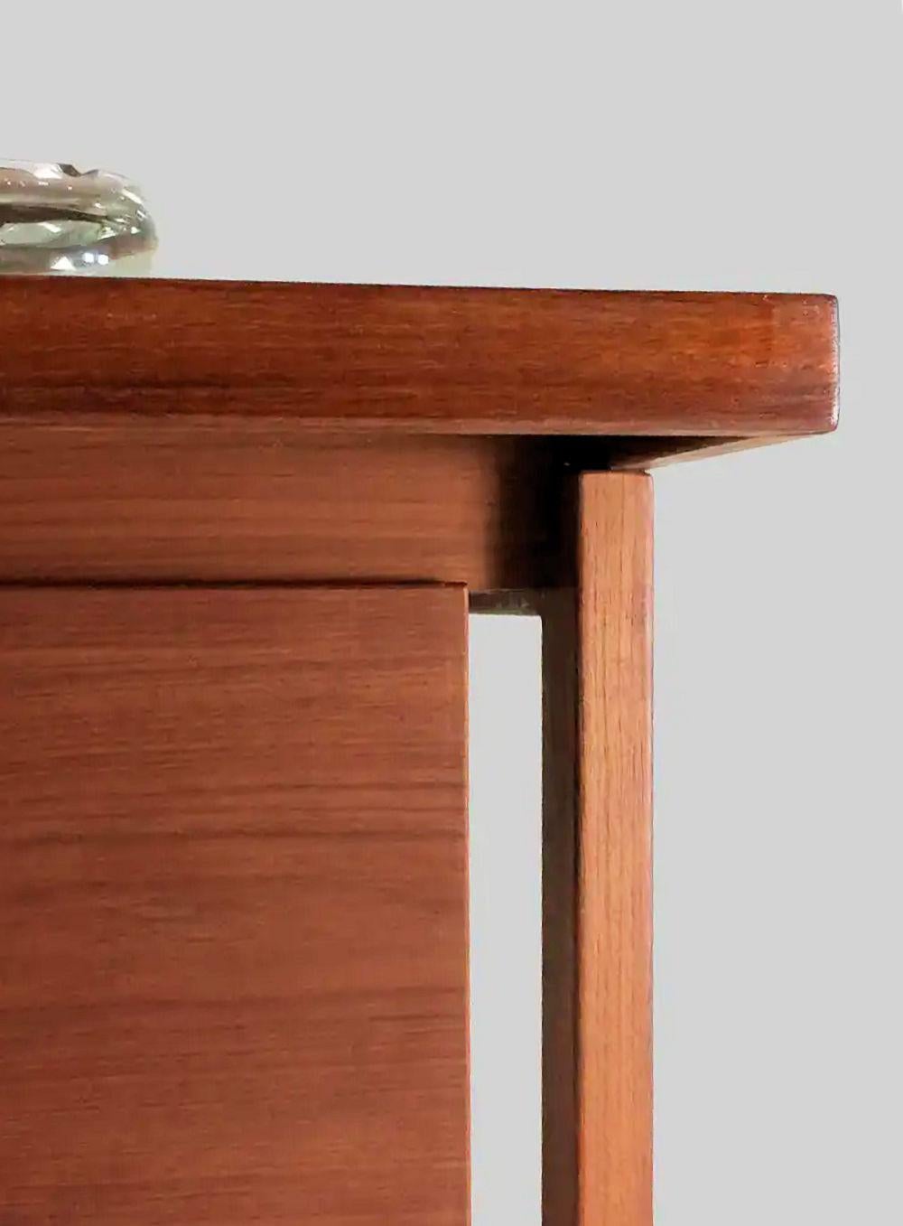 1960s Large Fully Restored Arne Vodder Executive Desk in Teak by Sibast For Sale 3