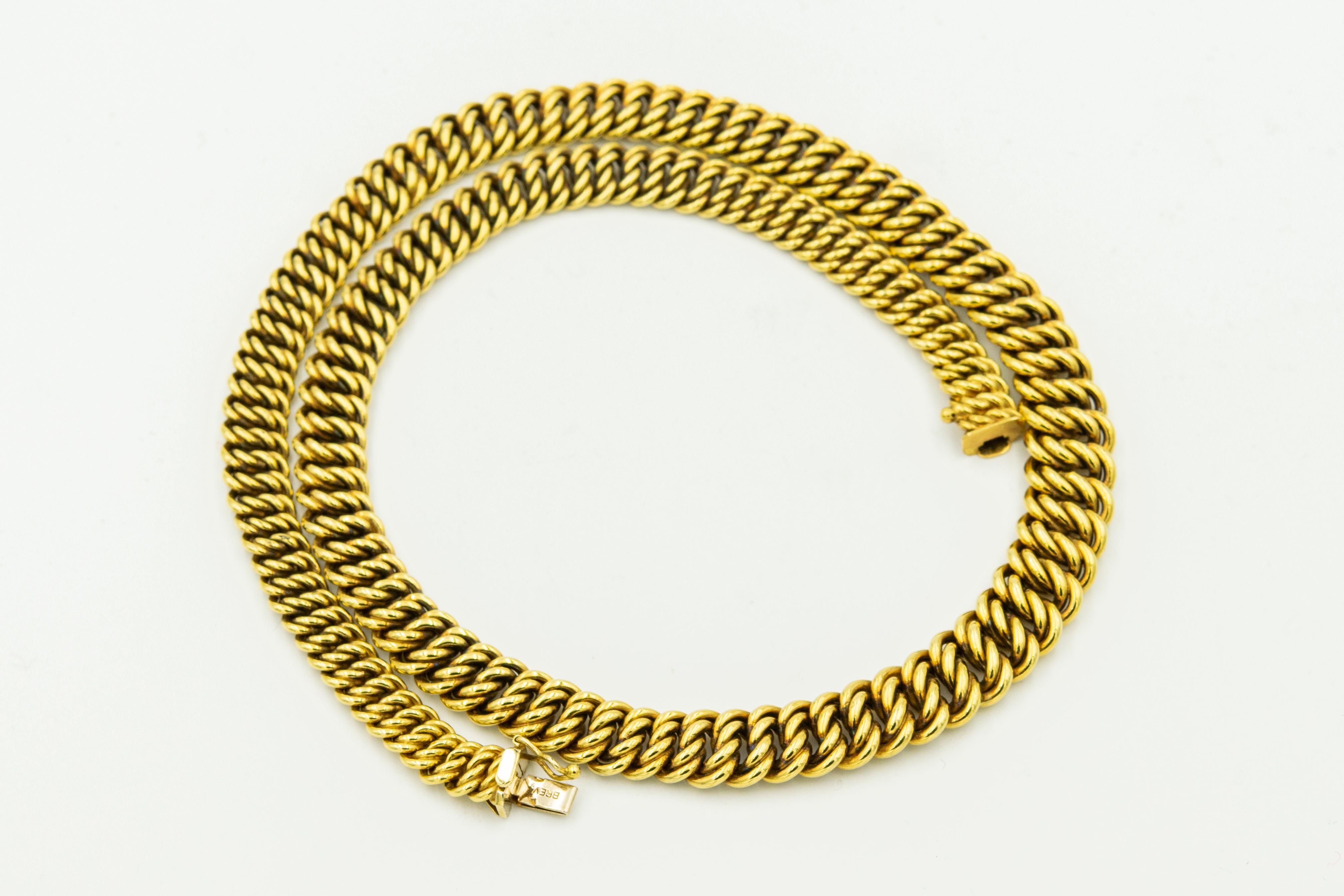 1960s Large Italian Malachite Chai Gold Pendant and Chain from Rabbi's Estate 2