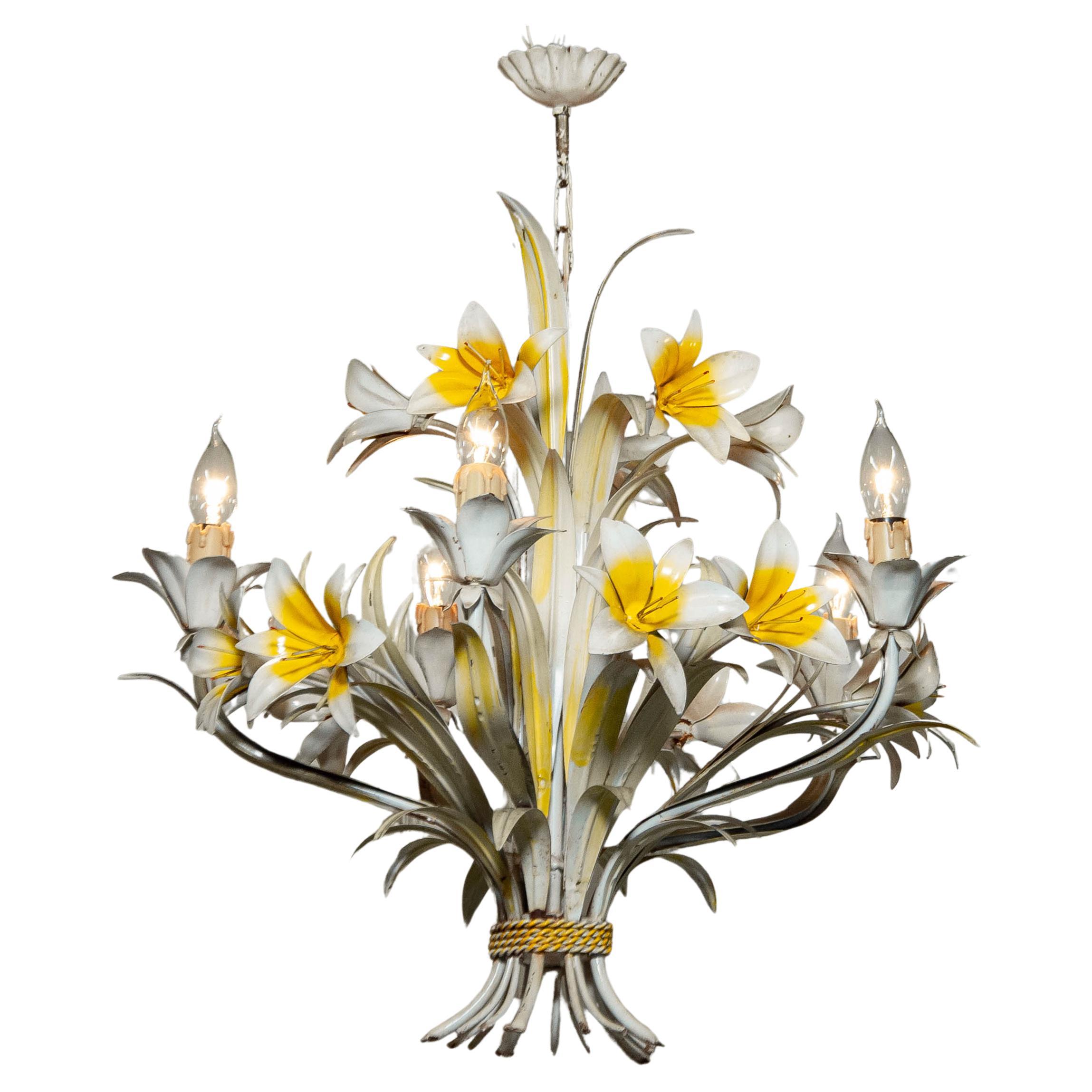 Grand lustre italien Lely des années 1960
