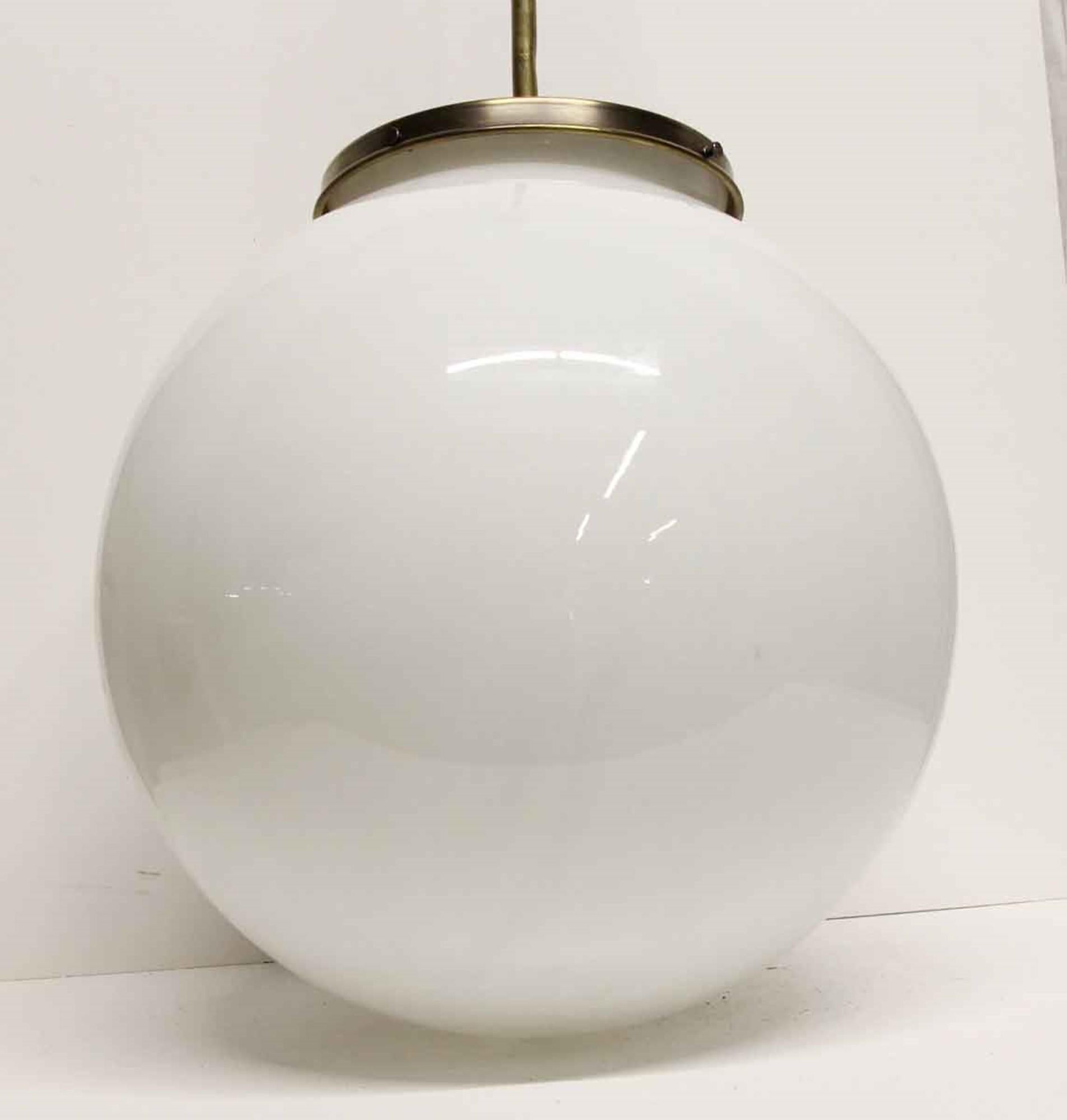mid century modern globe pendant light