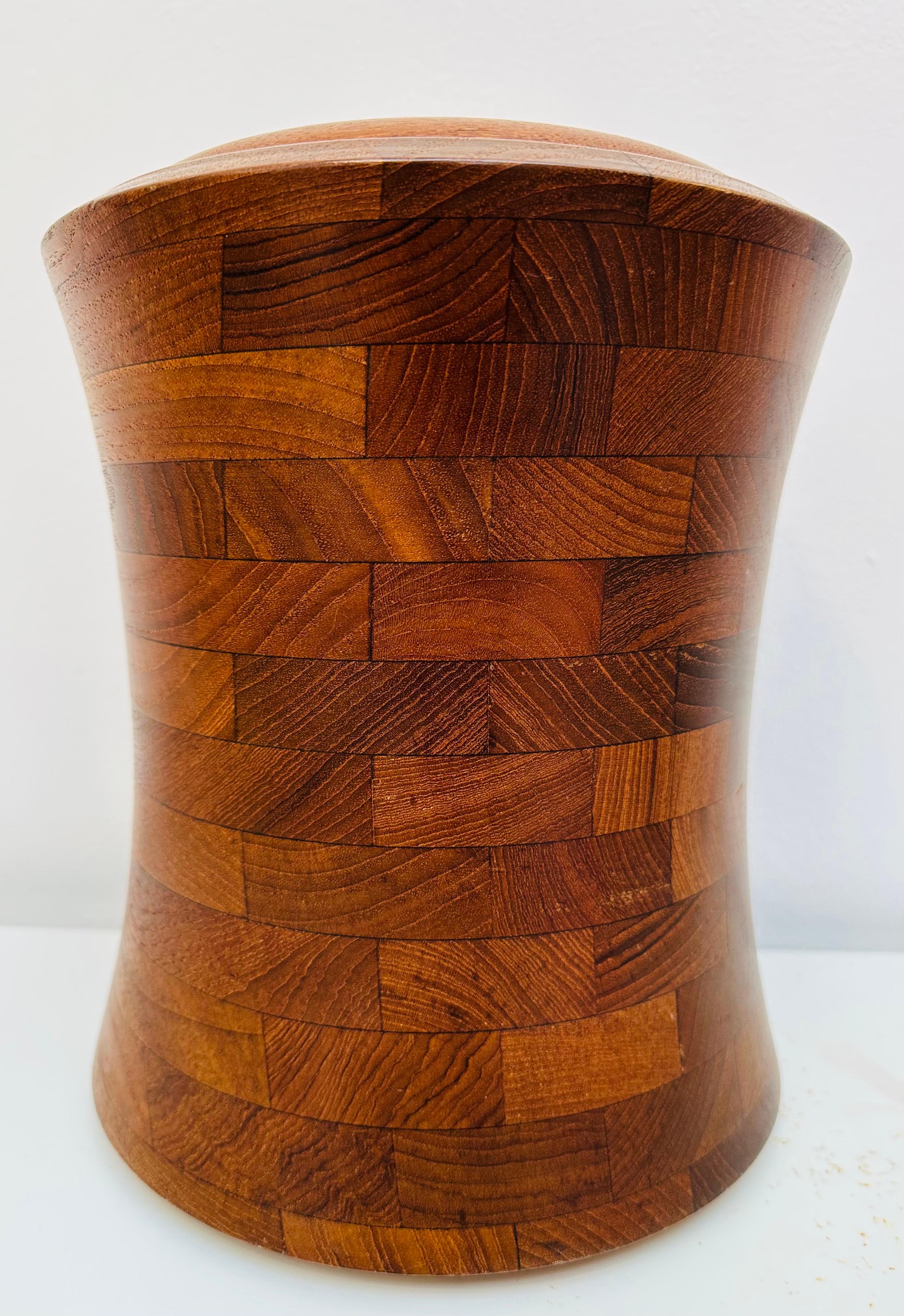 20th Century 1960s Large Midcentury Danish Teak Ice Bucket or Wine Cooler Dansk Style