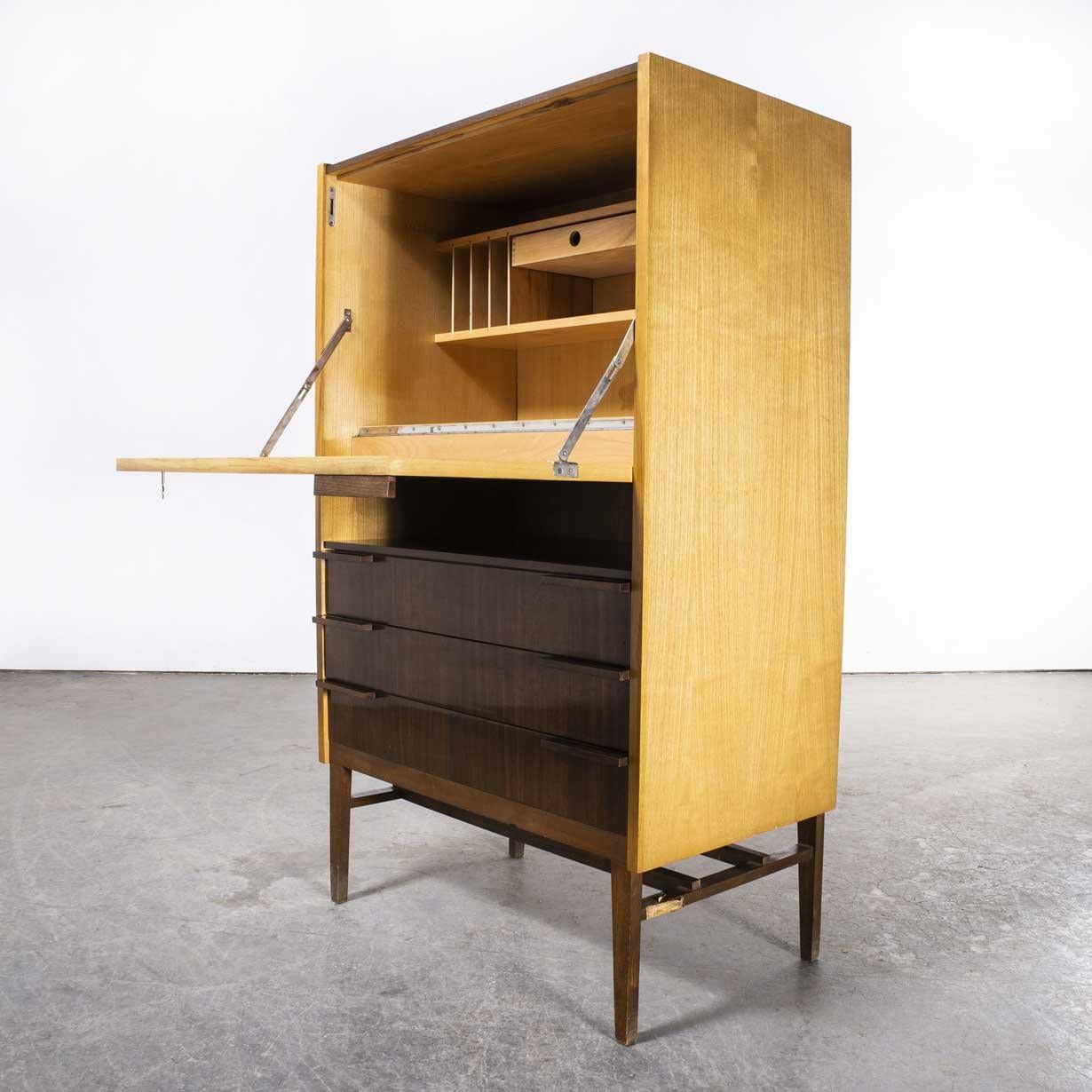 1960's Large Mid Century Desk - Cabinet - Up Zavody For Sale 3