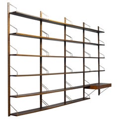 1960s Large Modular Wall Unit "Royal System" by Poul Cadovius in Walnut