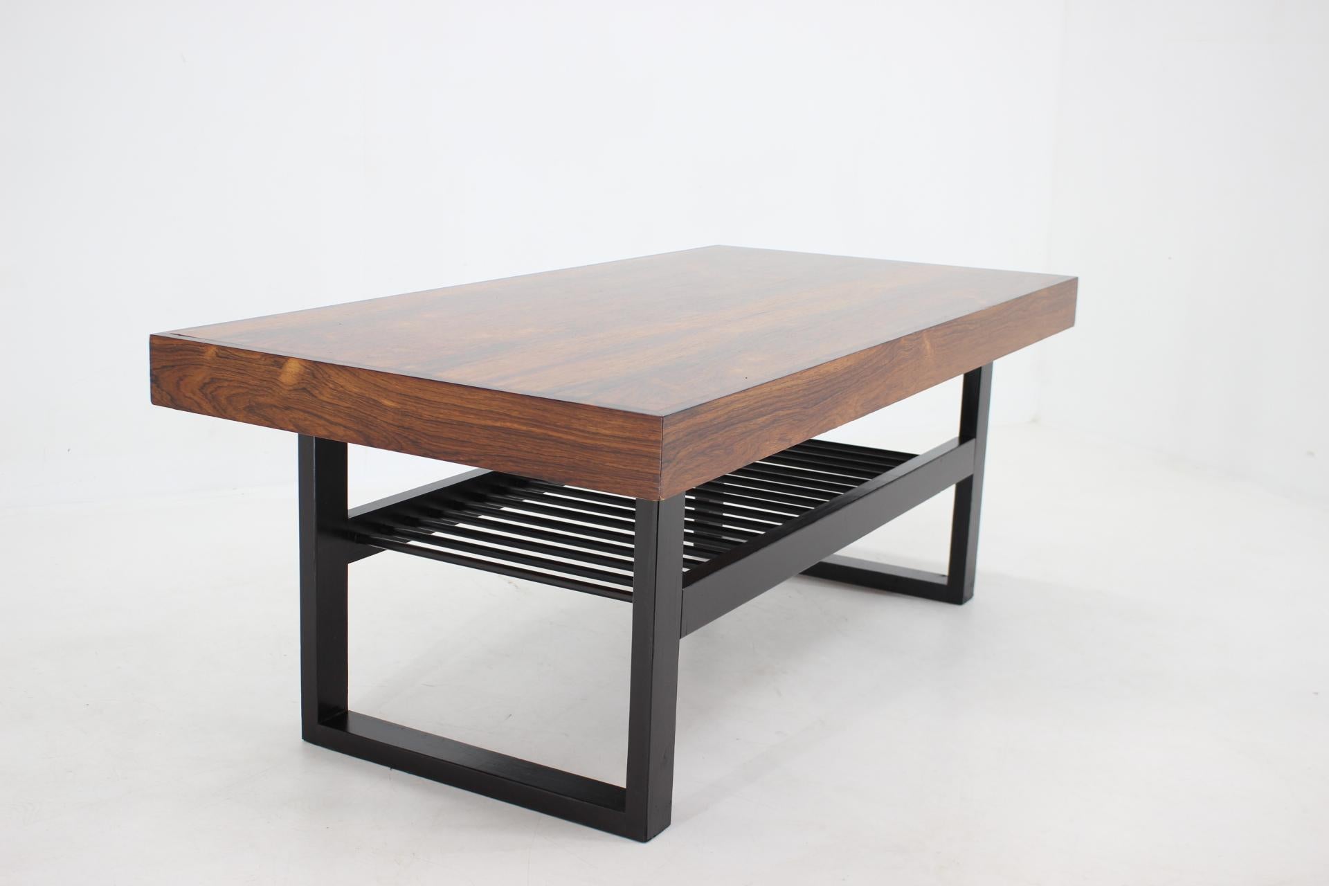 Mid-Century Modern Grande table basse en palissandre des années 1960, Danemark en vente
