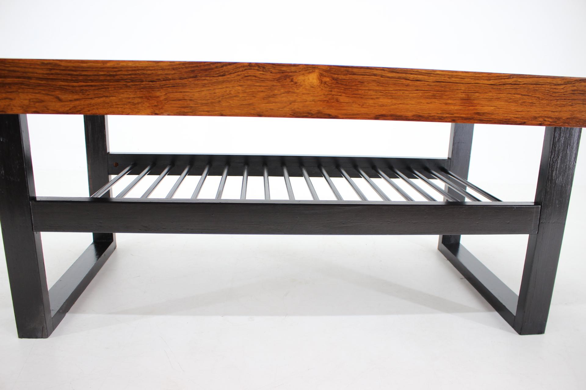 Mid-20th Century 1960s Large Palisander Coffee Table Denmark For Sale