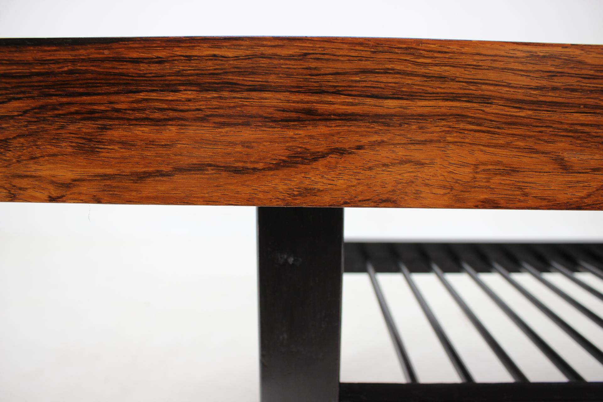 Palissandre Grande table basse en palissandre des années 1960, Danemark en vente