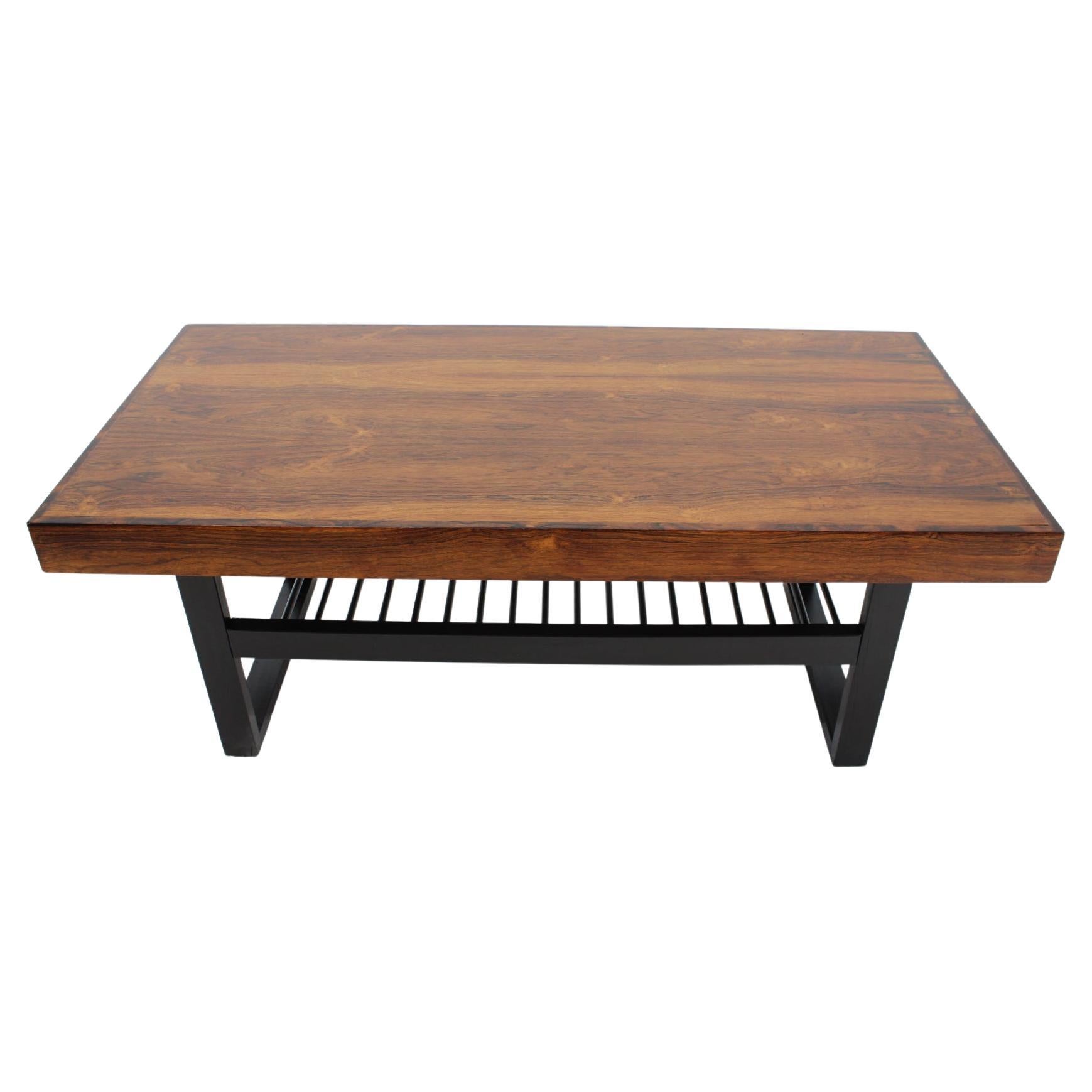 1960s Large Palisander Coffee Table Denmark For Sale