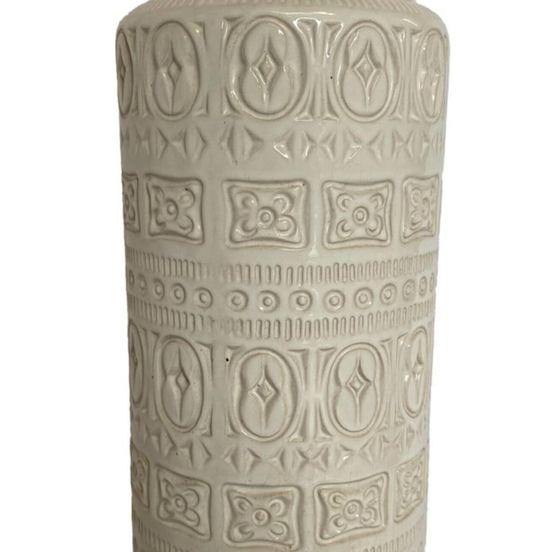 Allemand Grand vase à motifs des années 1960 par Scheurich Keramik en vente