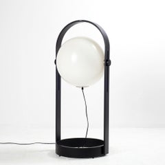 1960s Large Plywood and Perpex Floor Lamp by Temde Switzerland