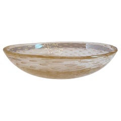 1960s Large Signed Seguso Gold Centrepiece