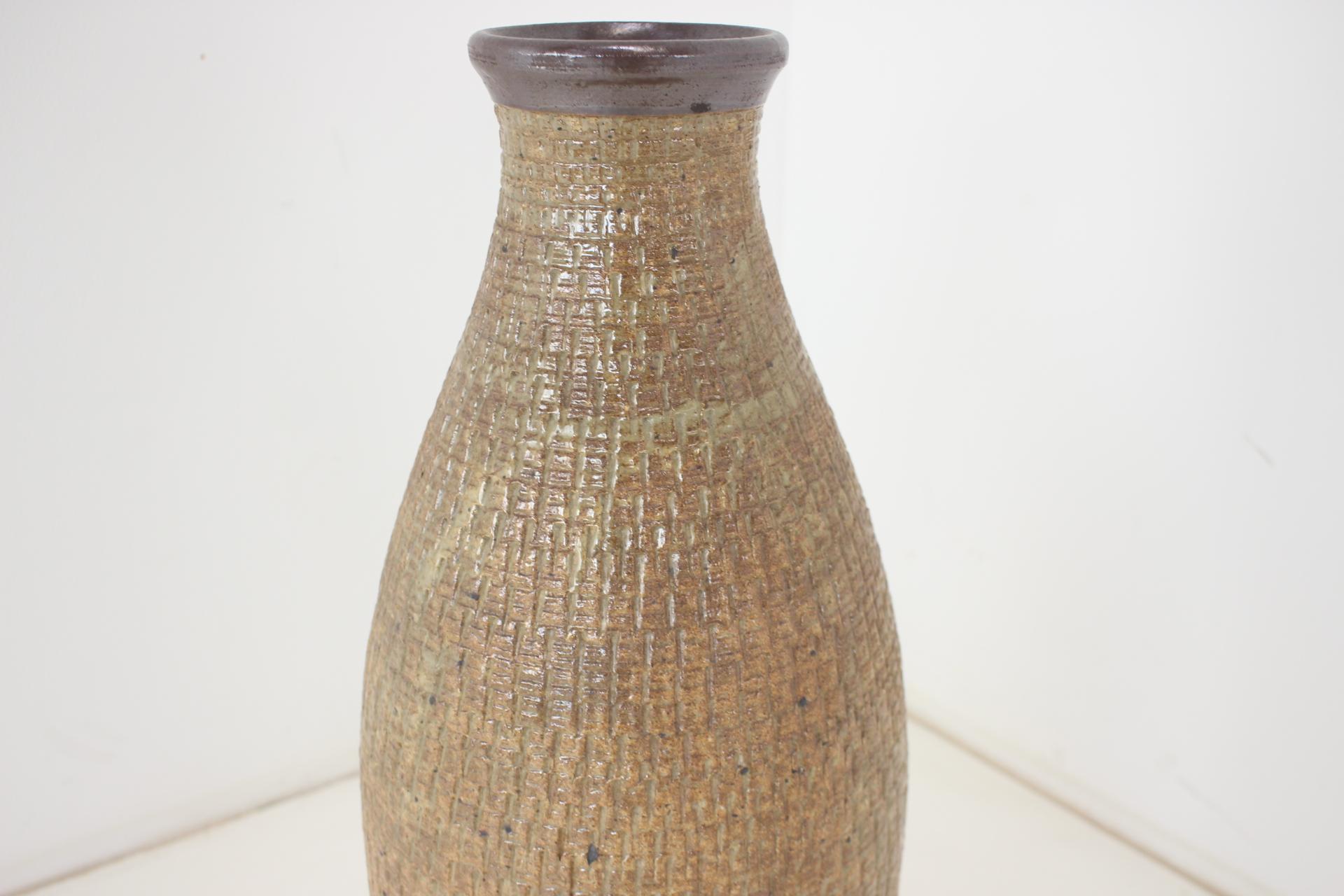Ceramic 1960s Large Vase by Keramo Kozlany, Czechoslovakia For Sale