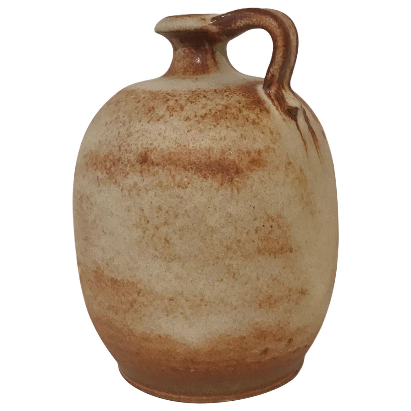 1960s Laszlo Dudas Hand Turned Jug Vase for Ceramano Keramik