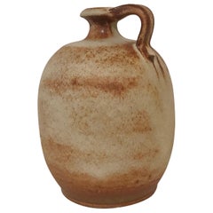 1960s Laszlo Dudas Hand Turned Jug Vase for Ceramano Keramik