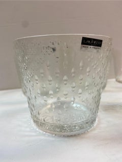 1960s Lauffer Finland Arabia Tundra Glass Highball Original Labels by Kaj Franck