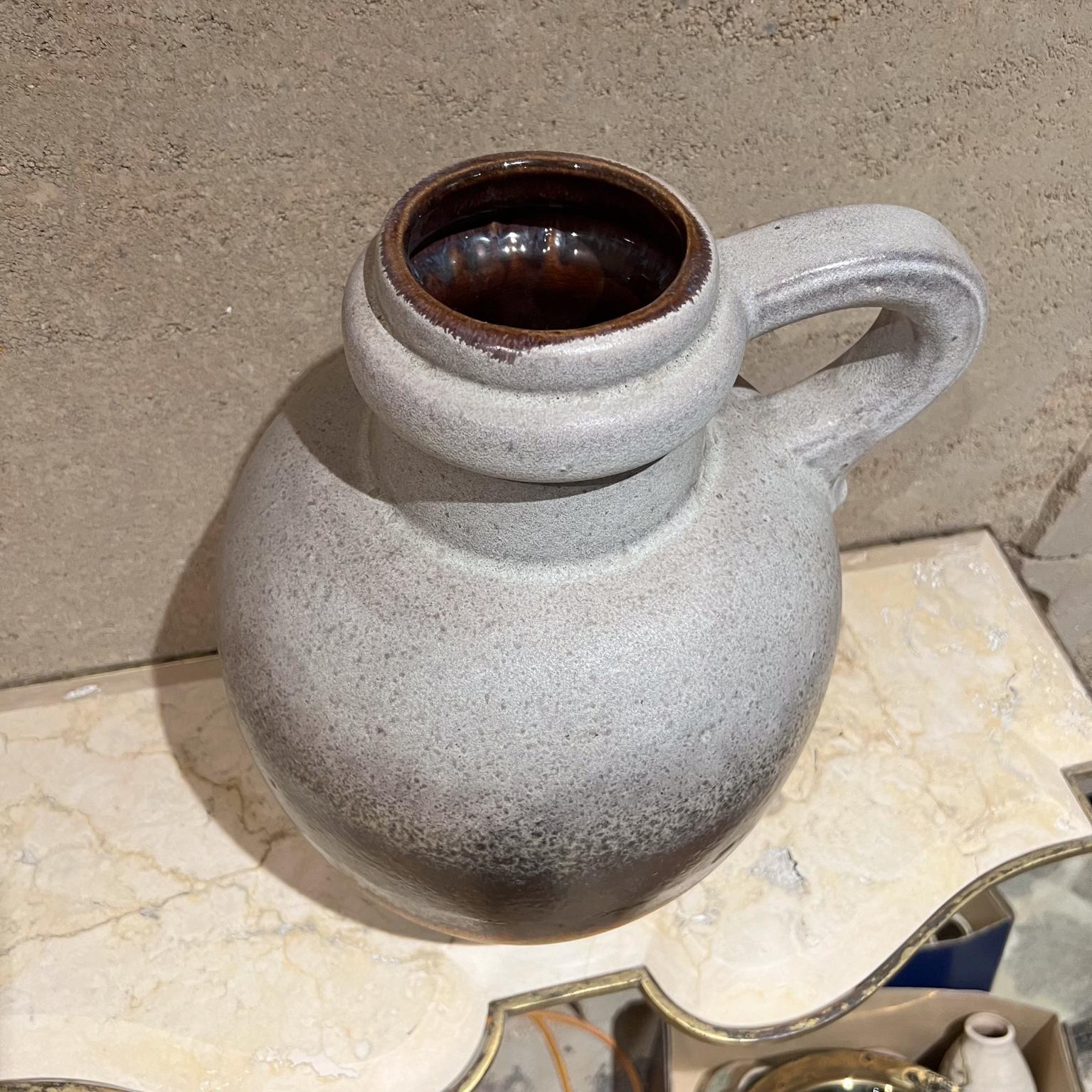 Ceramica 1960 Lava Stripe Pottery Vessel Jug Germania Ovest in vendita