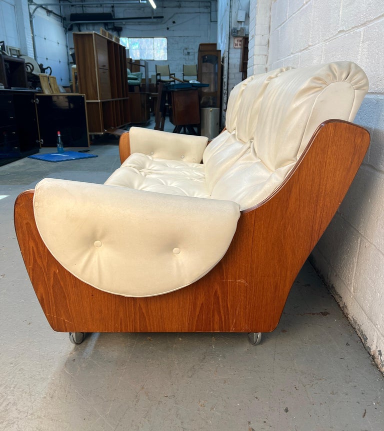 1950s イギリス レザーソファ ミッドセンチュリーモダン G-PLAN 1950s