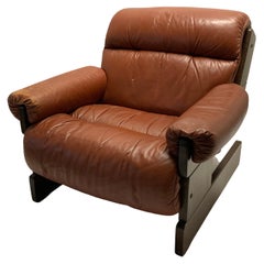 1960er Leder-Sessel von Jean Gillon für Probel, Brasilien