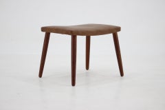 1960s Leather Stool, Denmark