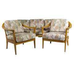 1960s Leaving Room Set, Sofa & Armchairs by Knoll