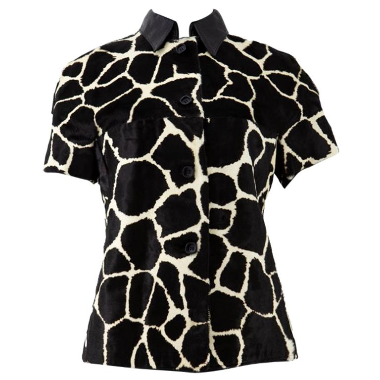 1960s Ledermoden Regnier Giraffe Top For Sale