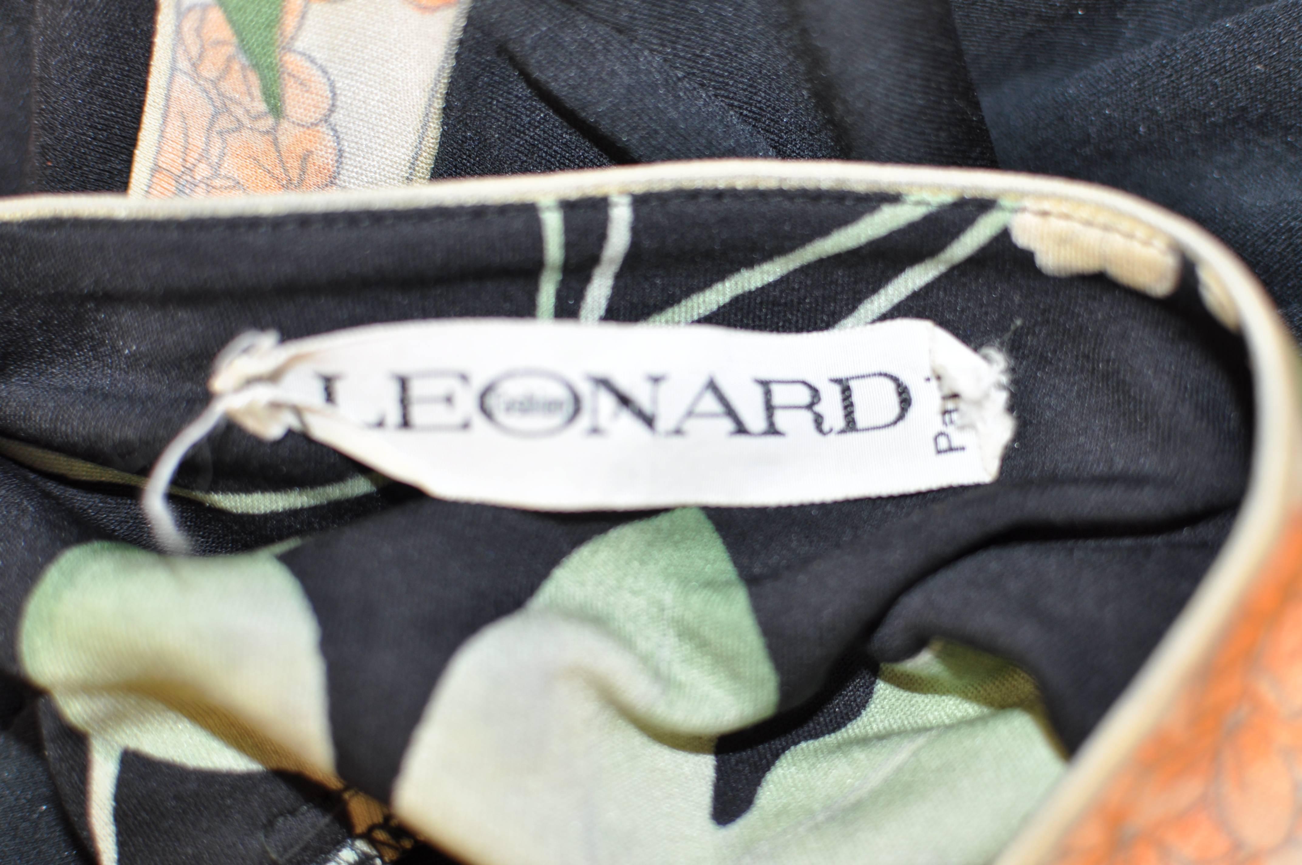 1960s Leonard Paris Signed Halter Dress (S) 1
