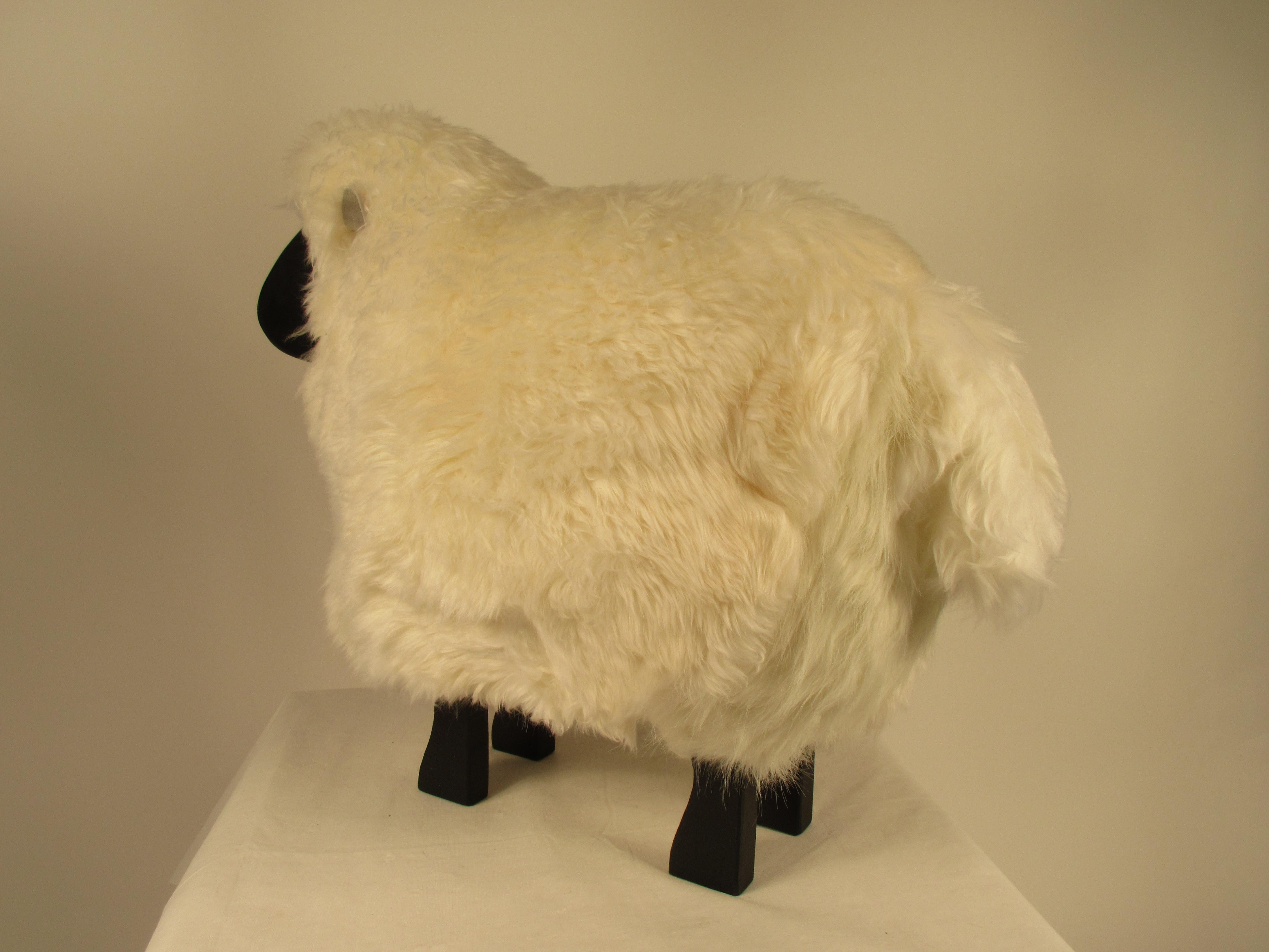 1960s Lifesize Sheep Sculpture 1