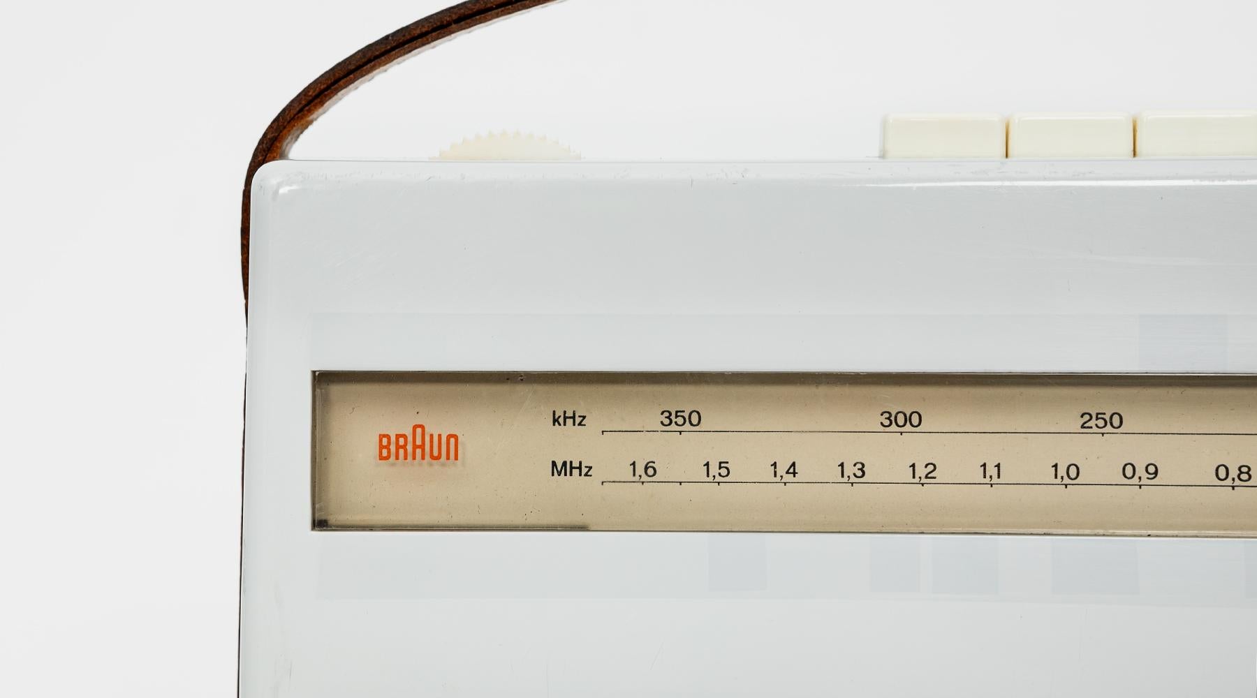 1960s Light Beige Portable Radio by Dieter Rams, Made in Germany 9