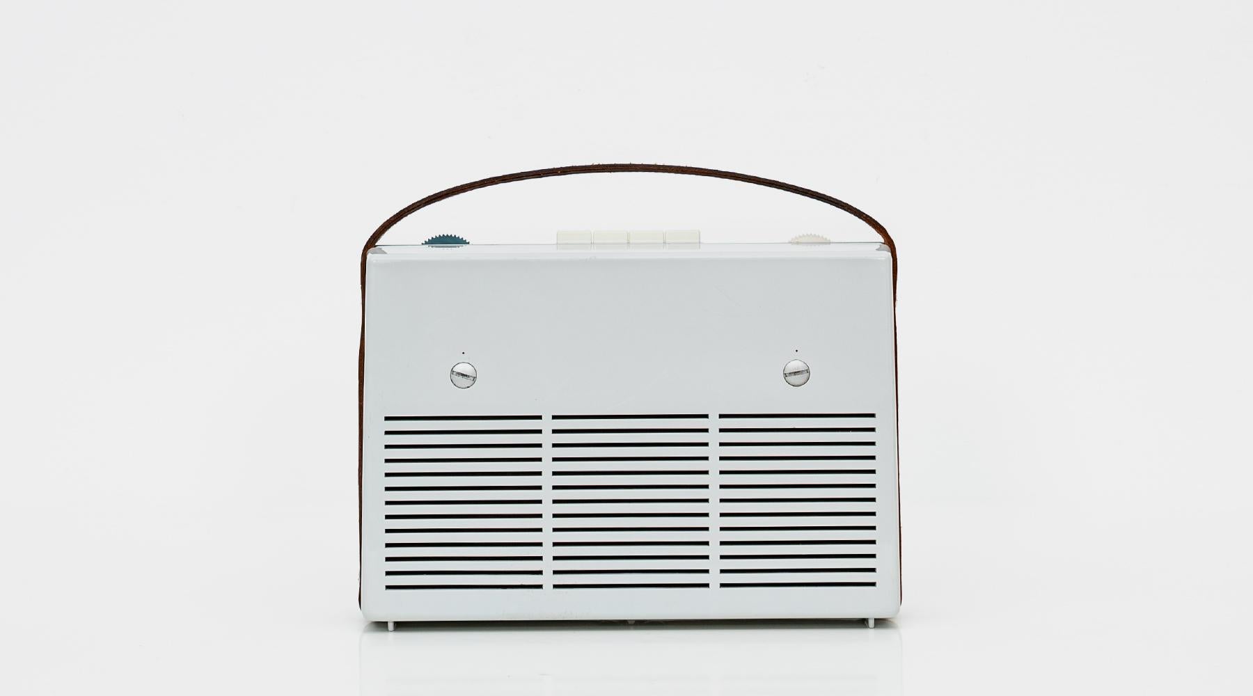 Mid-20th Century 1960s Light Beige Portable Radio by Dieter Rams, Made in Germany